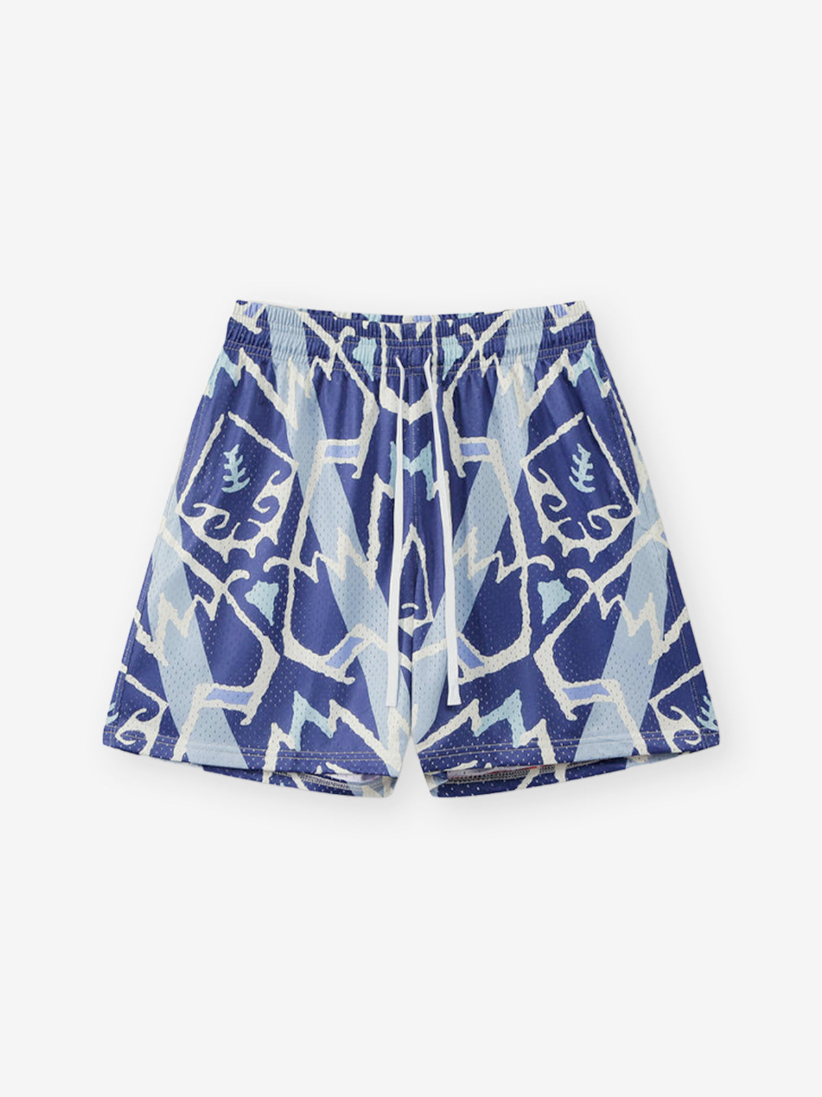 BOUNCE BACK© abstract-print double-layer breathable quick-drying sports shorts
