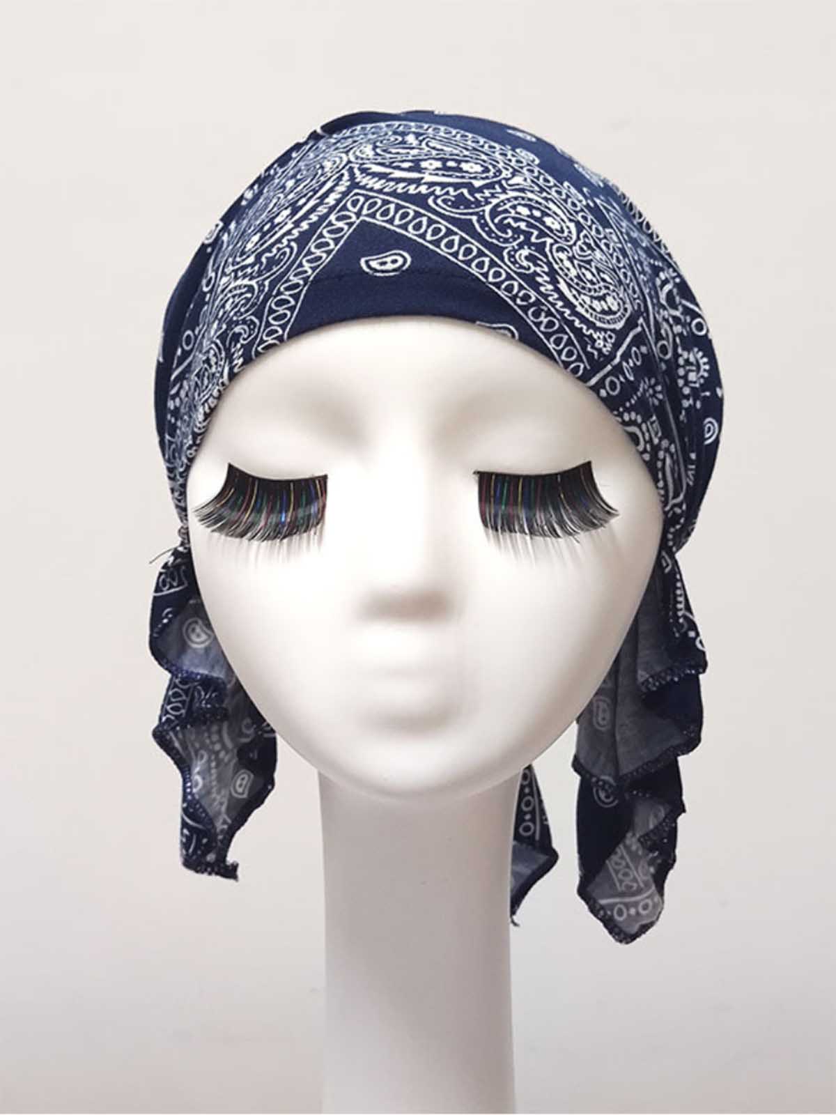 Pirate Tricorn Paisley Headwrap Turban