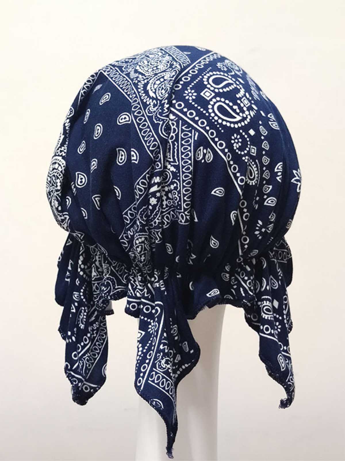 Pirate Tricorn Paisley Headwrap Turban