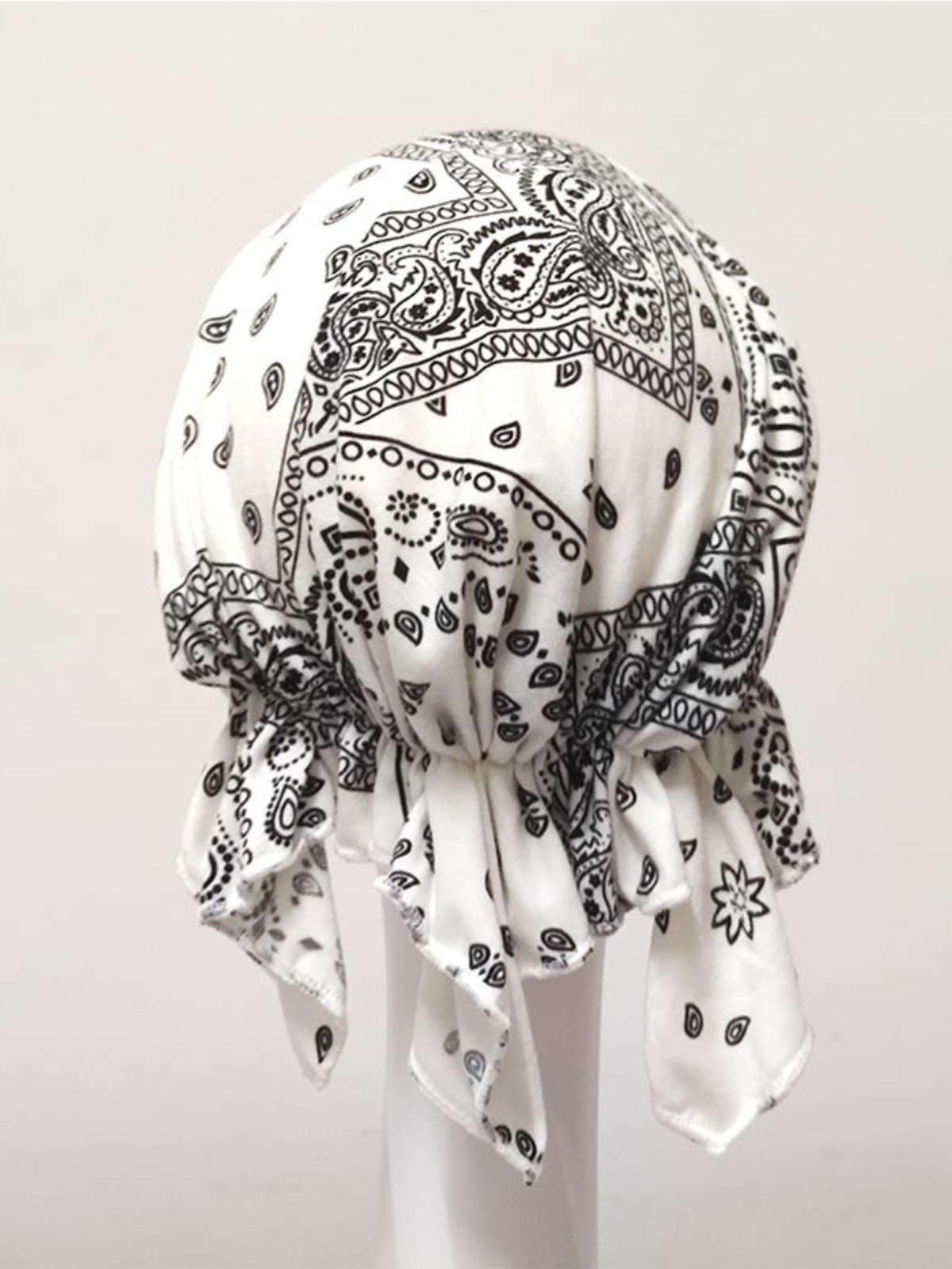 Pirate Tricorn Paisley Headwrap Turban