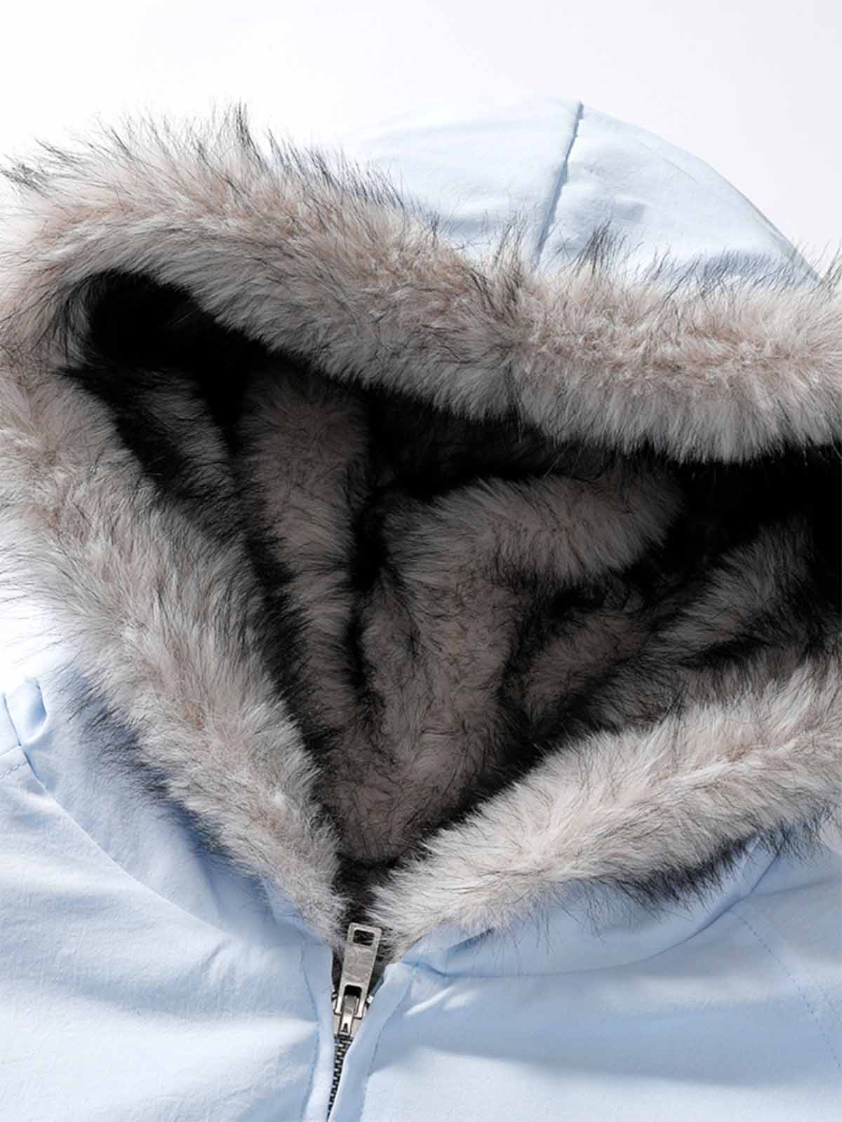 Windproof and Water-repellent Hooded Warm Jacket