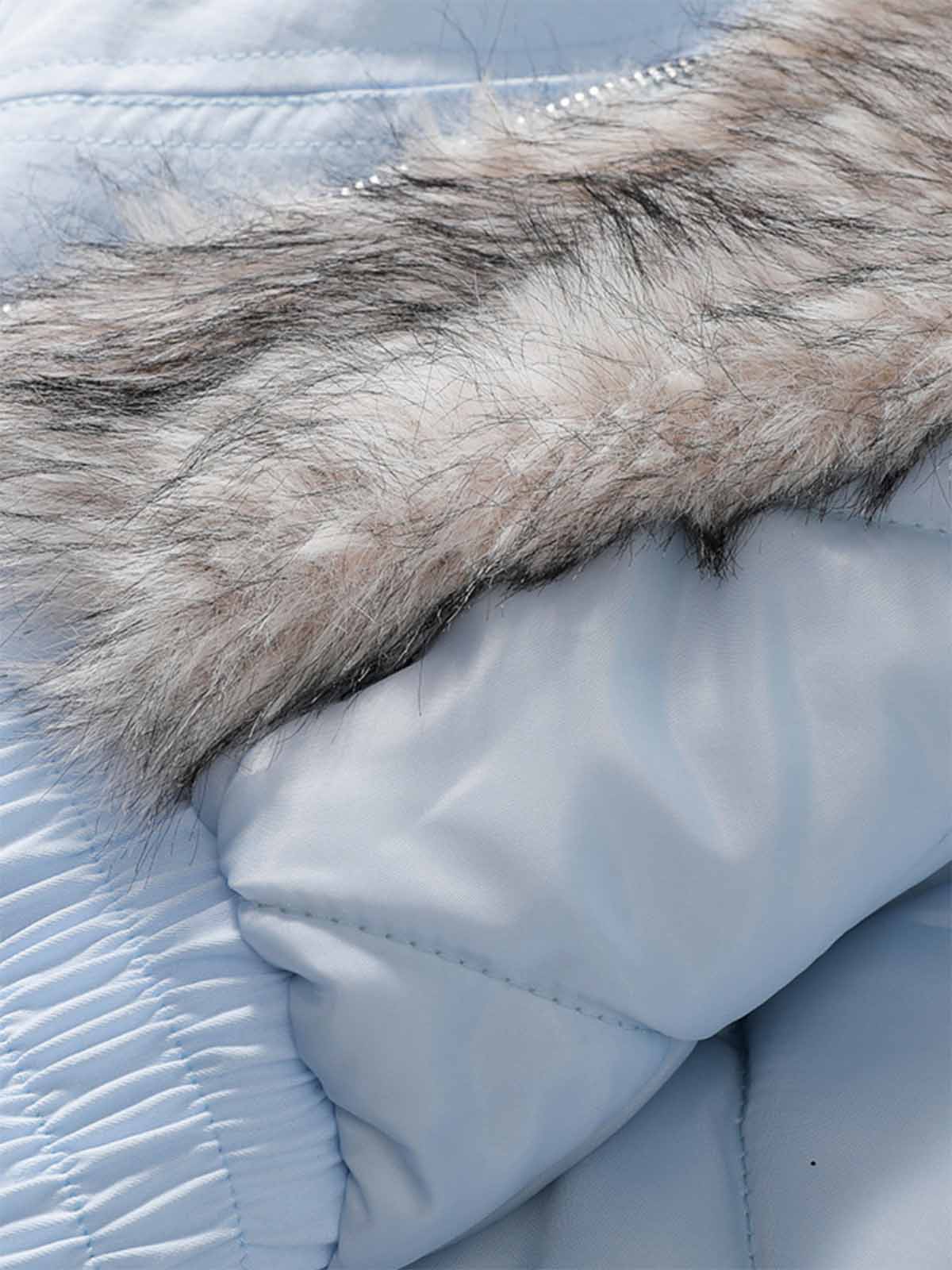 Windproof and Water-repellent Hooded Warm Jacket