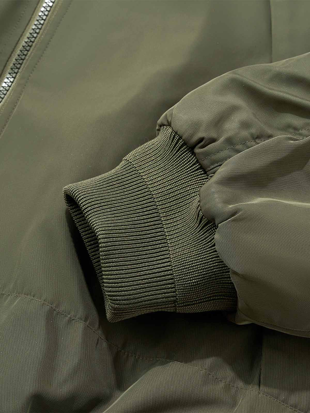 Detachable Fake Two-Piece Baseball Hooded Jacket