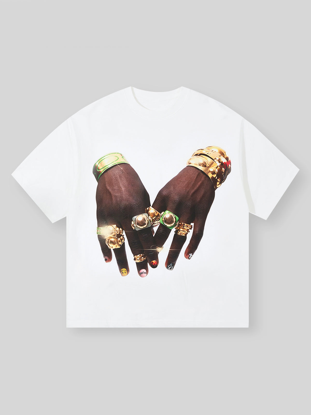 BOUNCE BACK© Prosperous Handprint T-shirt