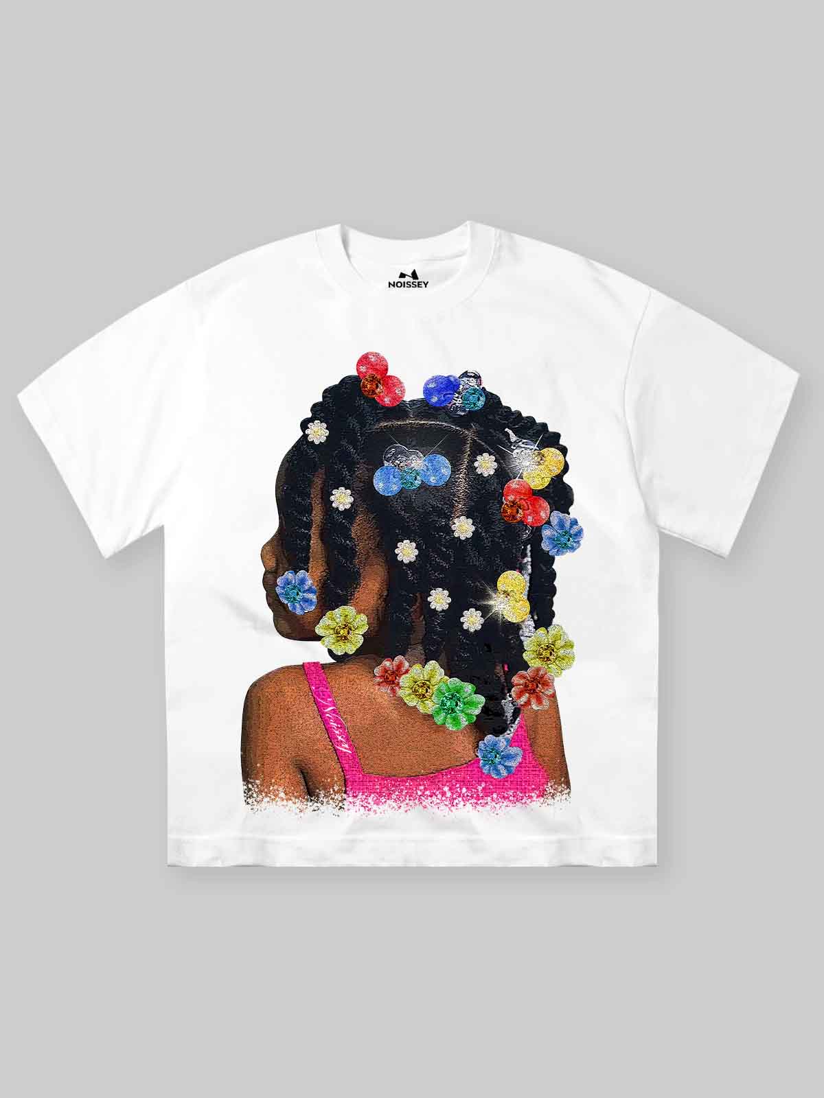 Dopamine Hairpin Girl High-Quality Printed T-Shirt