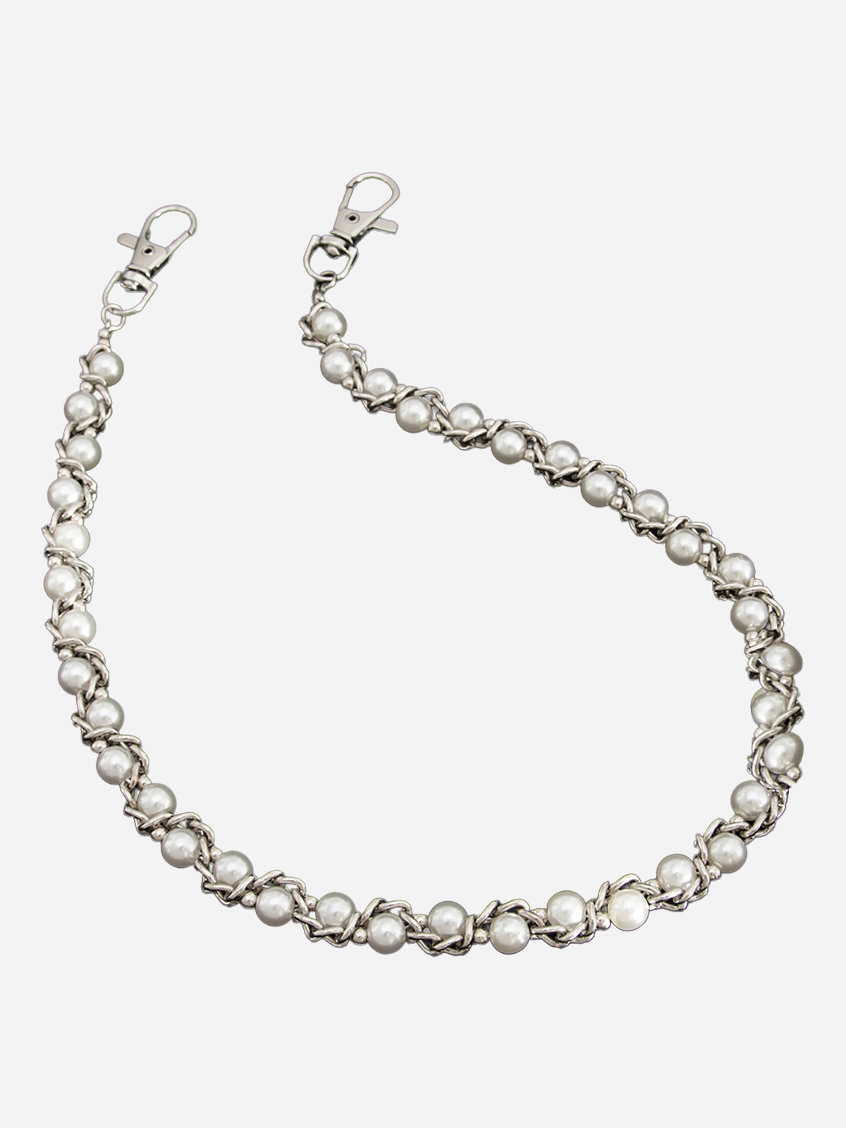 NOISSEY "GOLDEN VINE" PEARL ENTWINED HIP-HOP WAIST CHAIN