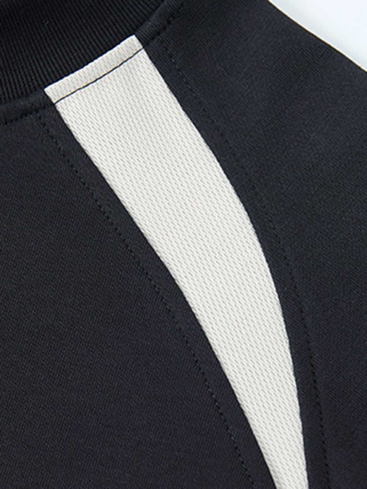 NOISSEY "FIND YOUR VOICE" OVERSIZED RAGLAN T-SHIRT - BLACK/WHITE