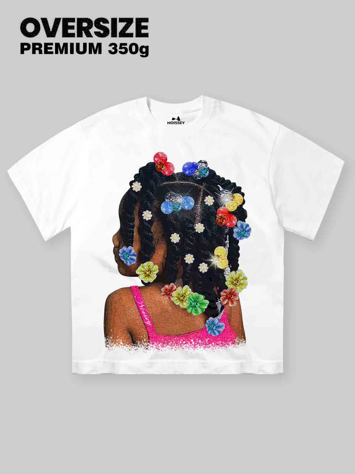 Dopamine Hairpin Girl High-Quality Printed T-Shirt