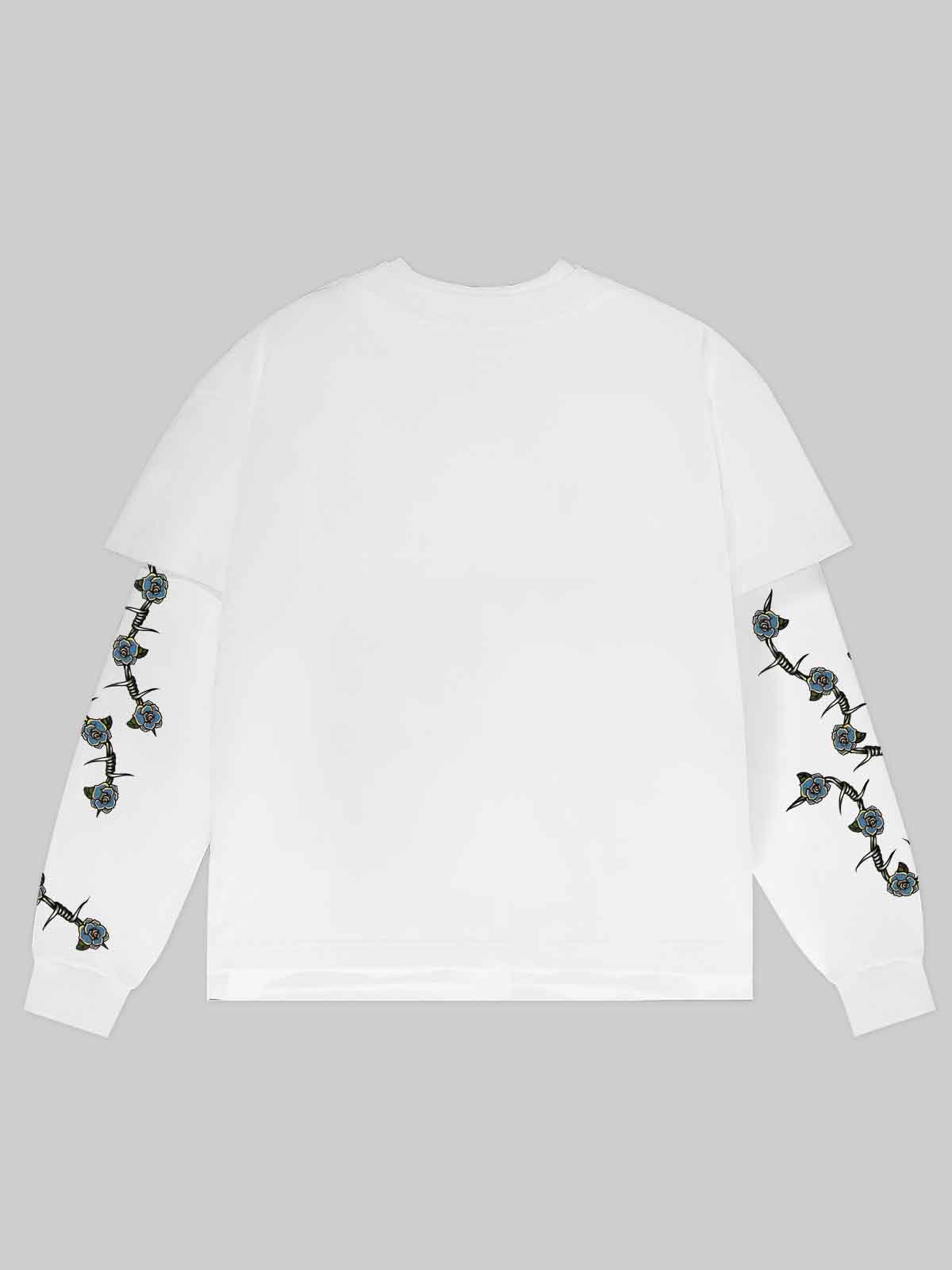 Praying Hands Thorn Print Long Sleeve Set