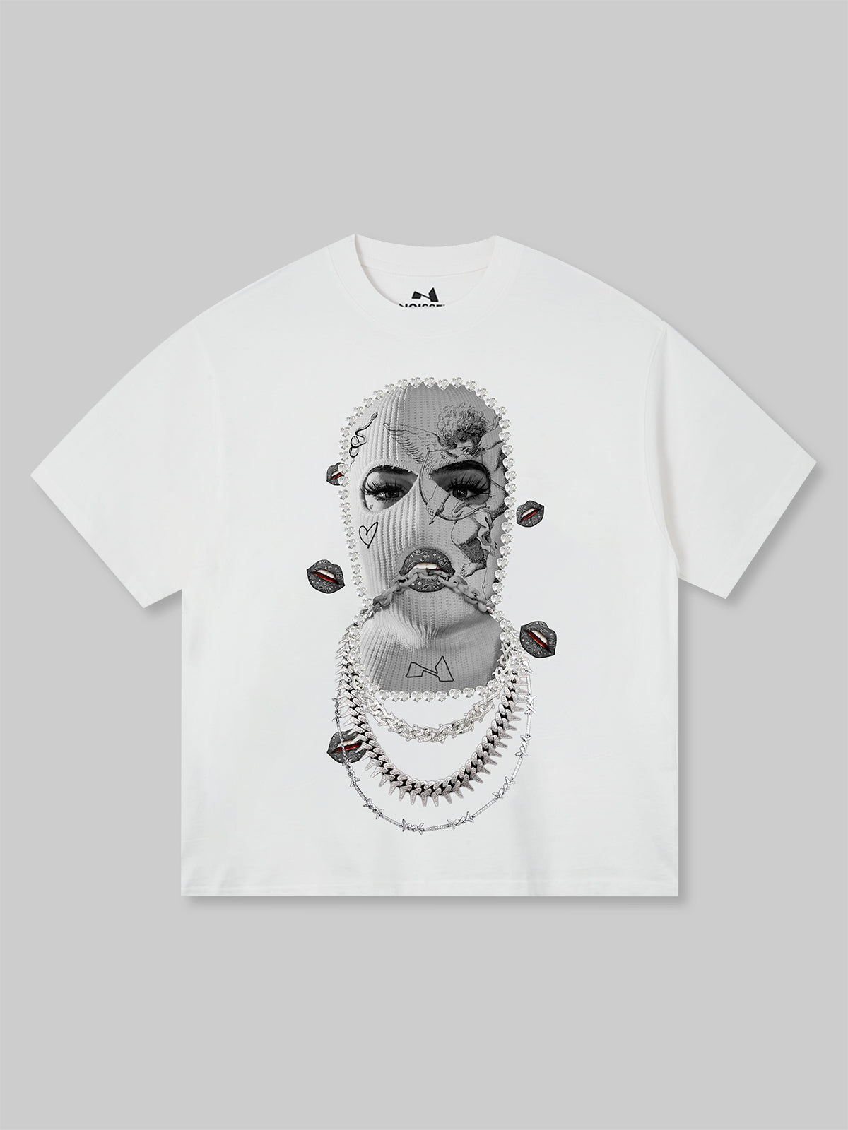 T-shirt imprimé collier masque BOUNCE BACK©