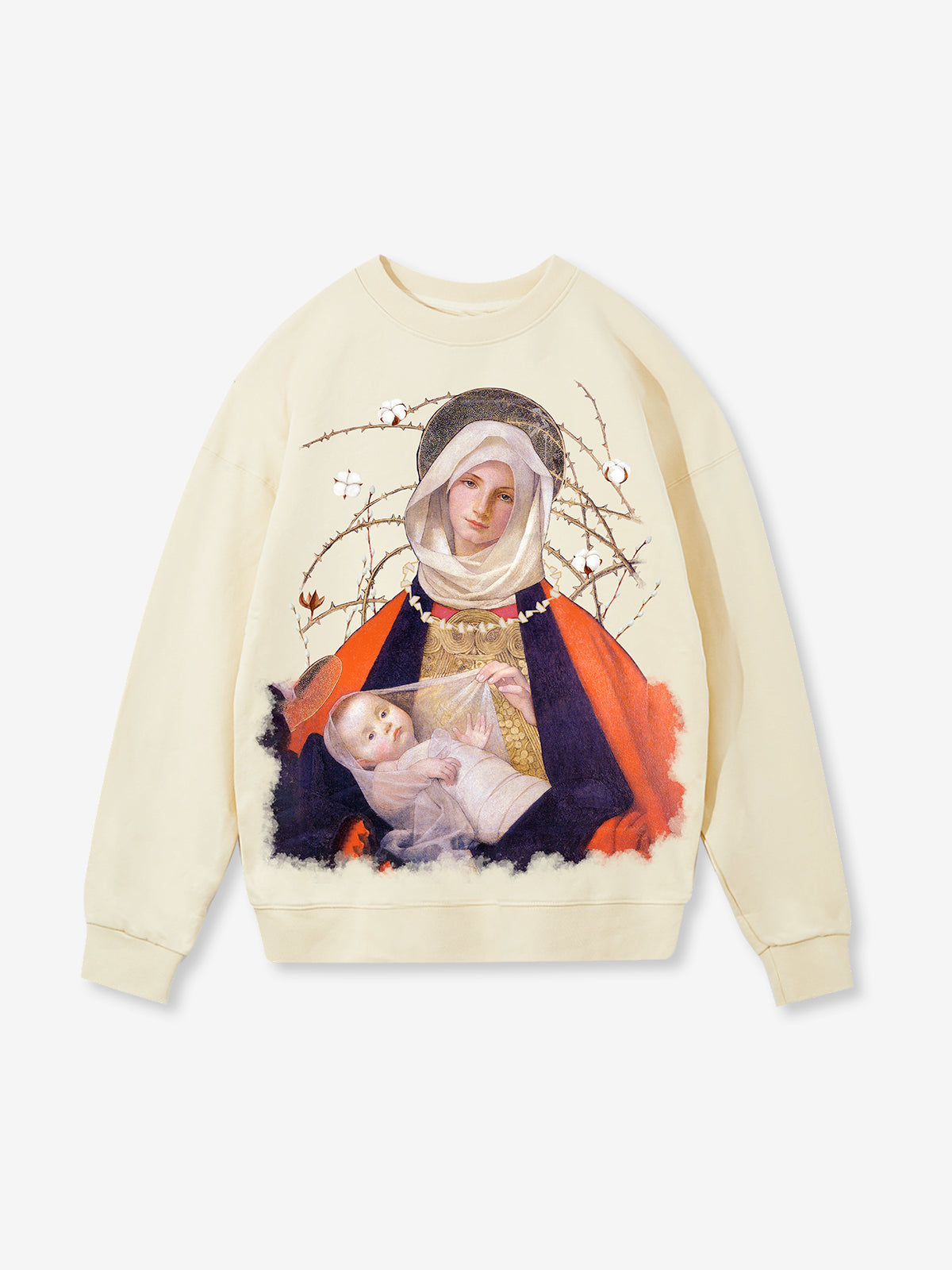 OBSTACLES & DANGERS© Artistic Black Madonna and Child Sweatshirt