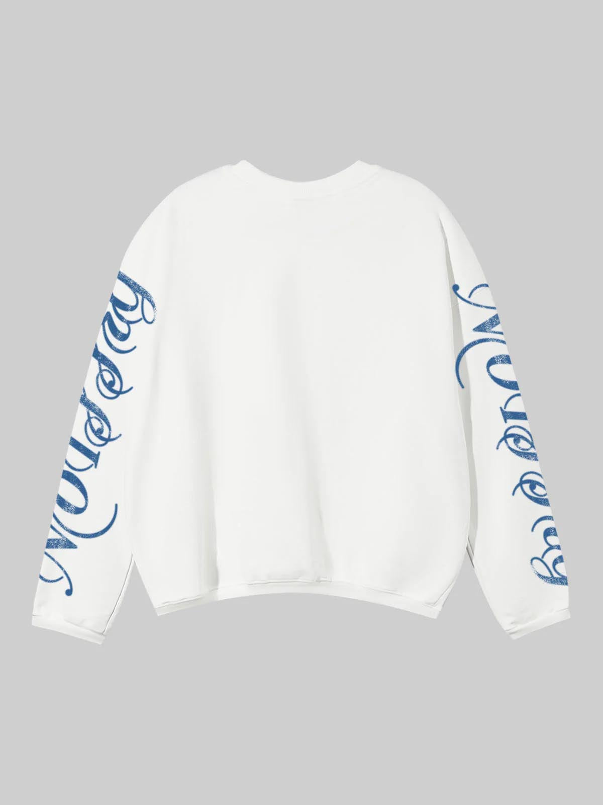 Artistic Cross Blue-Lip Grills Air Cotton Printed Long-Sleeve Shirt