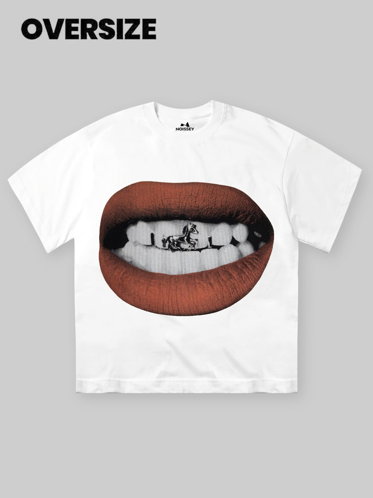 Trendy ICON Lips Print T-shirt