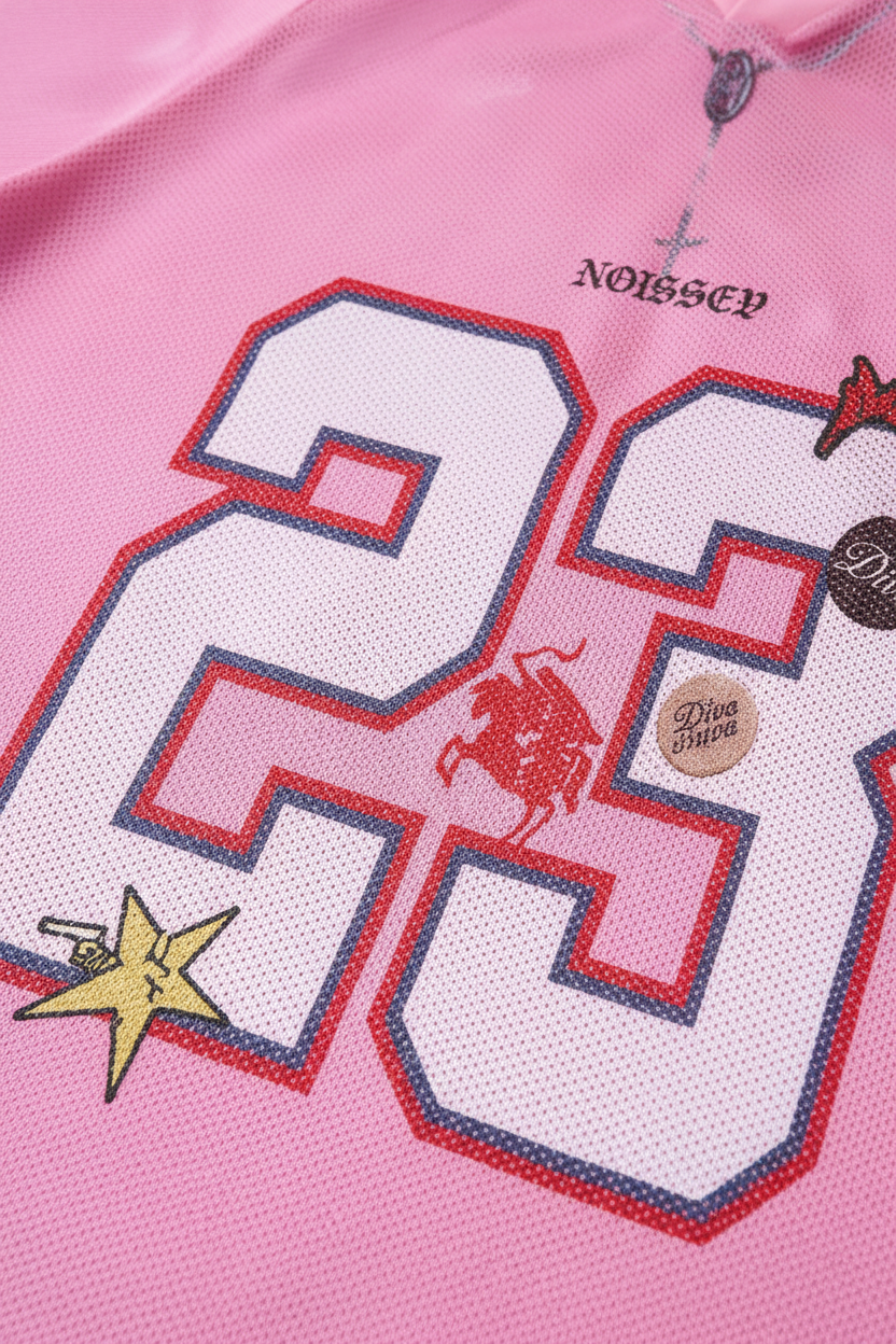 #23 Jersey - 印花特写