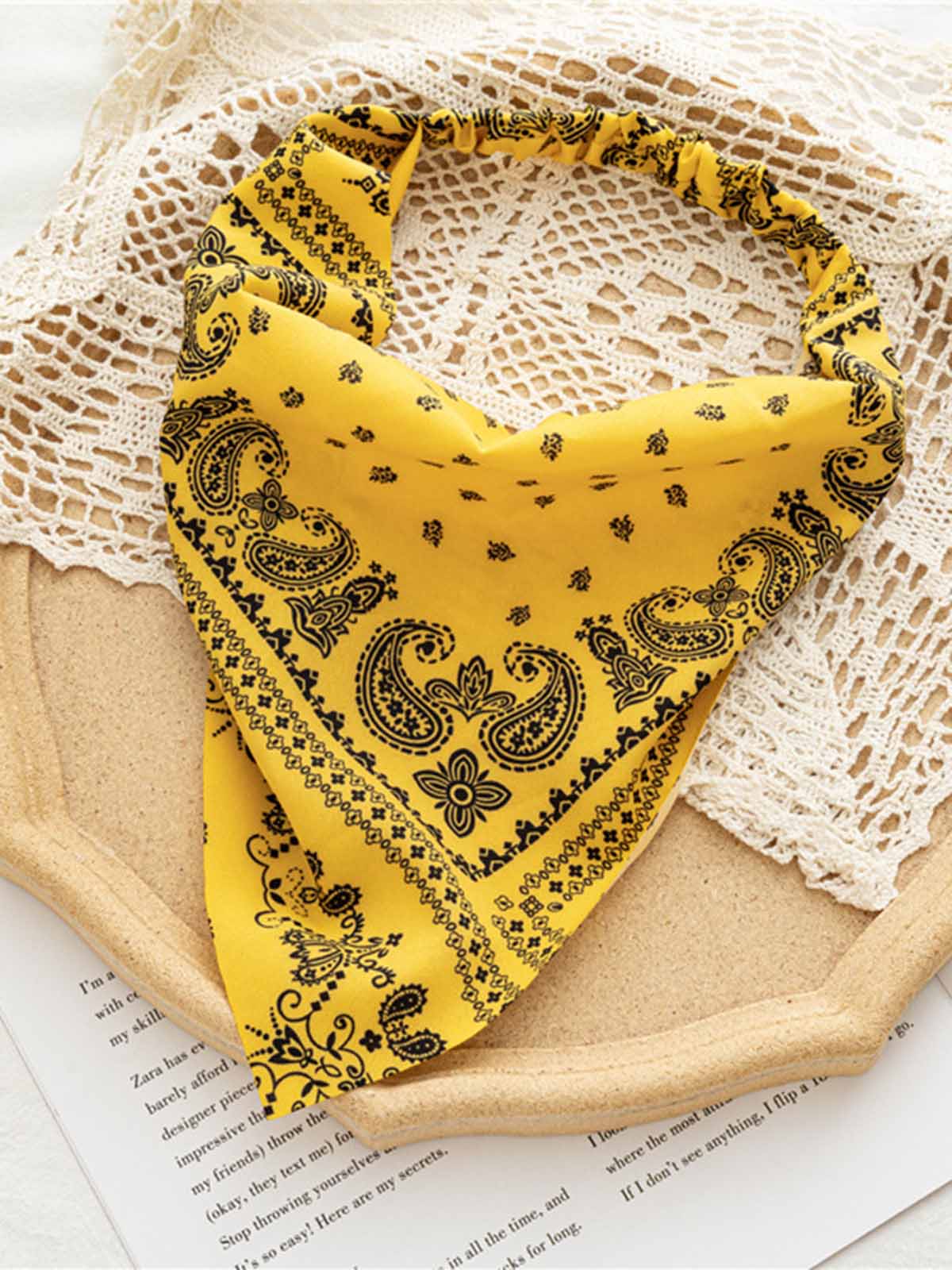 Elastic Simple All-match Head Wrap Scarf