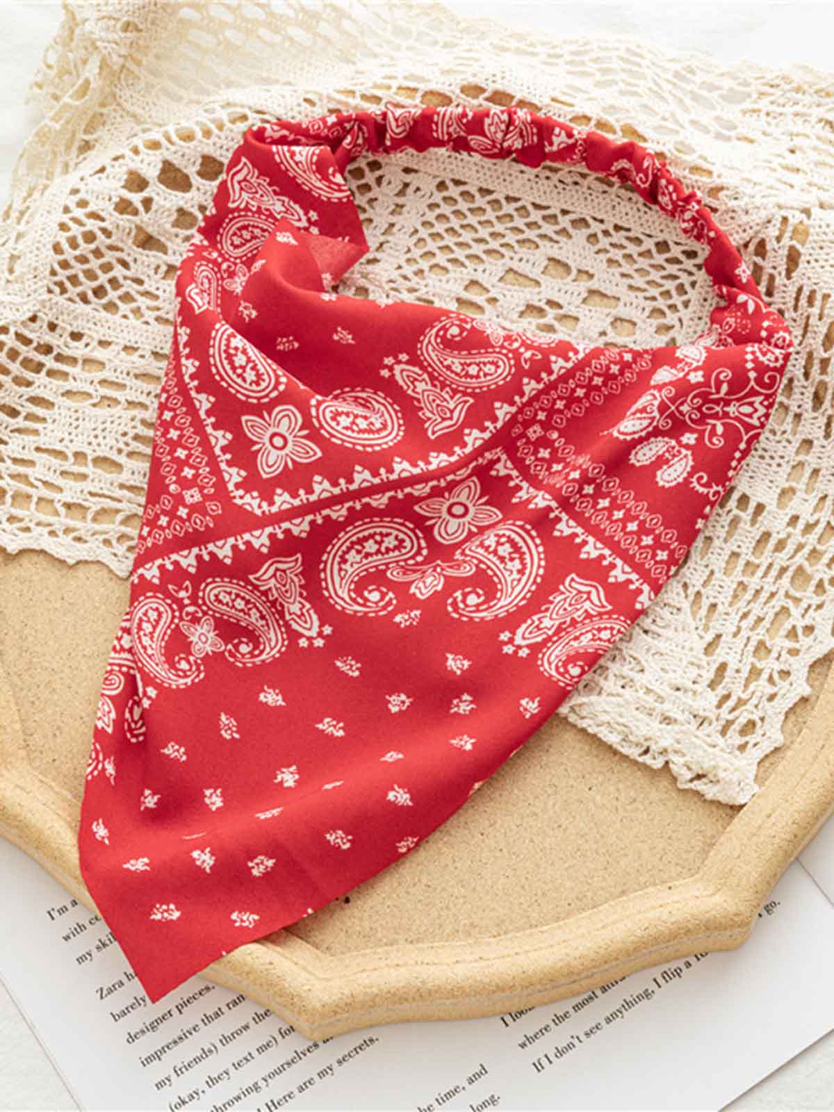 Elastic Simple All-match Head Wrap Scarf