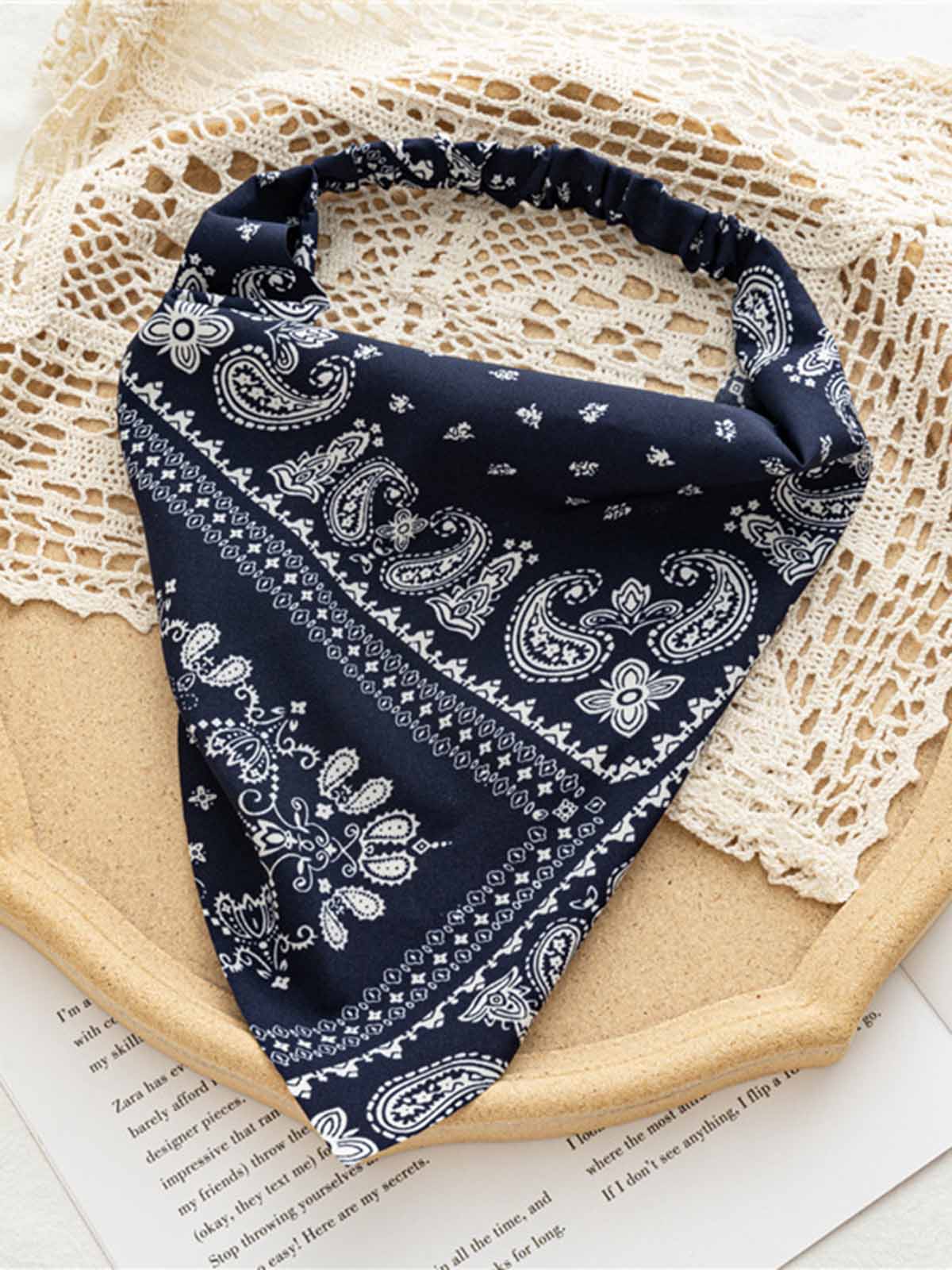 Elastic Simple All-match Head Wrap Scarf