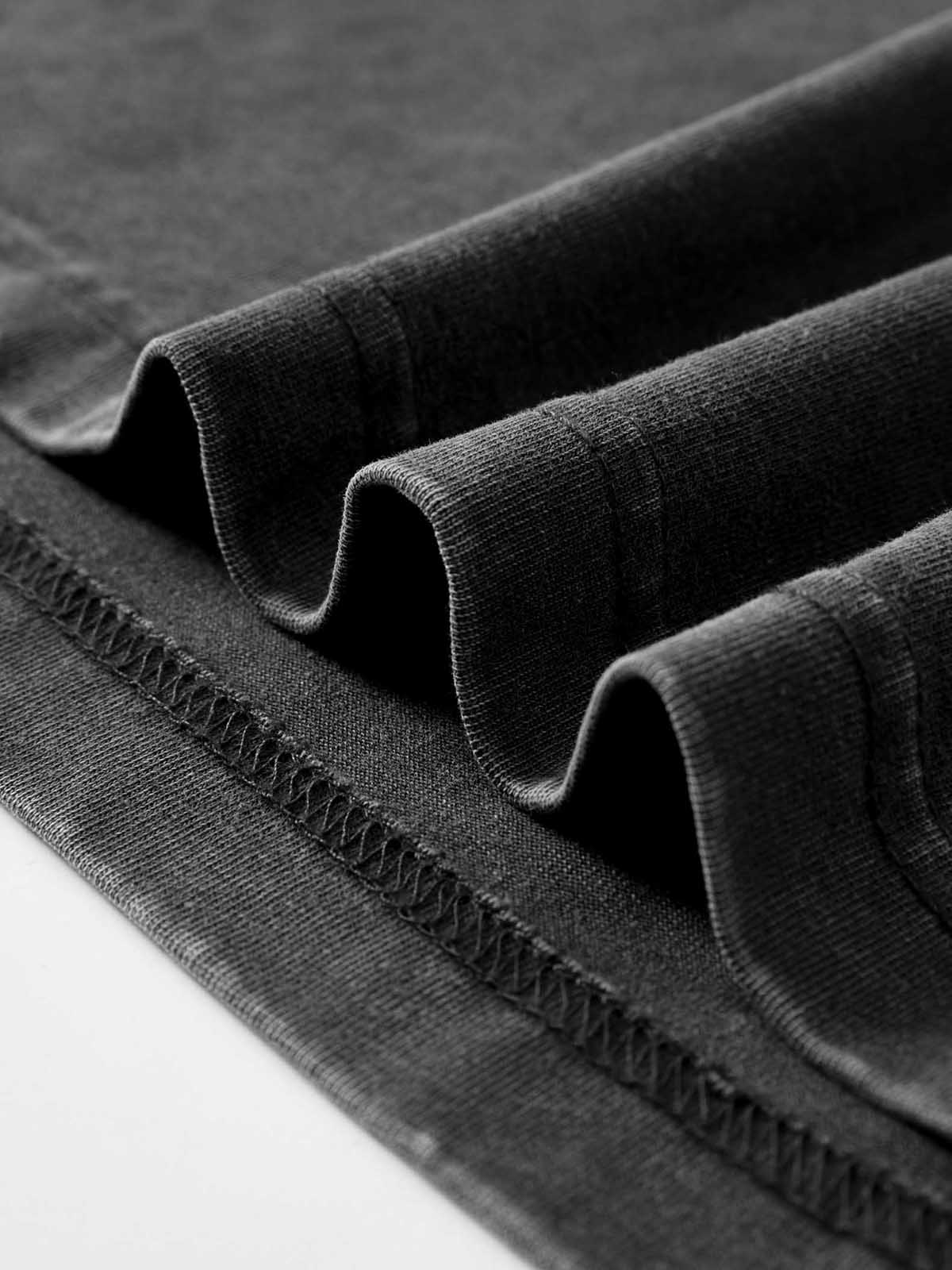 Forever Rich Stud Collar Art Graffiti T-Shirt