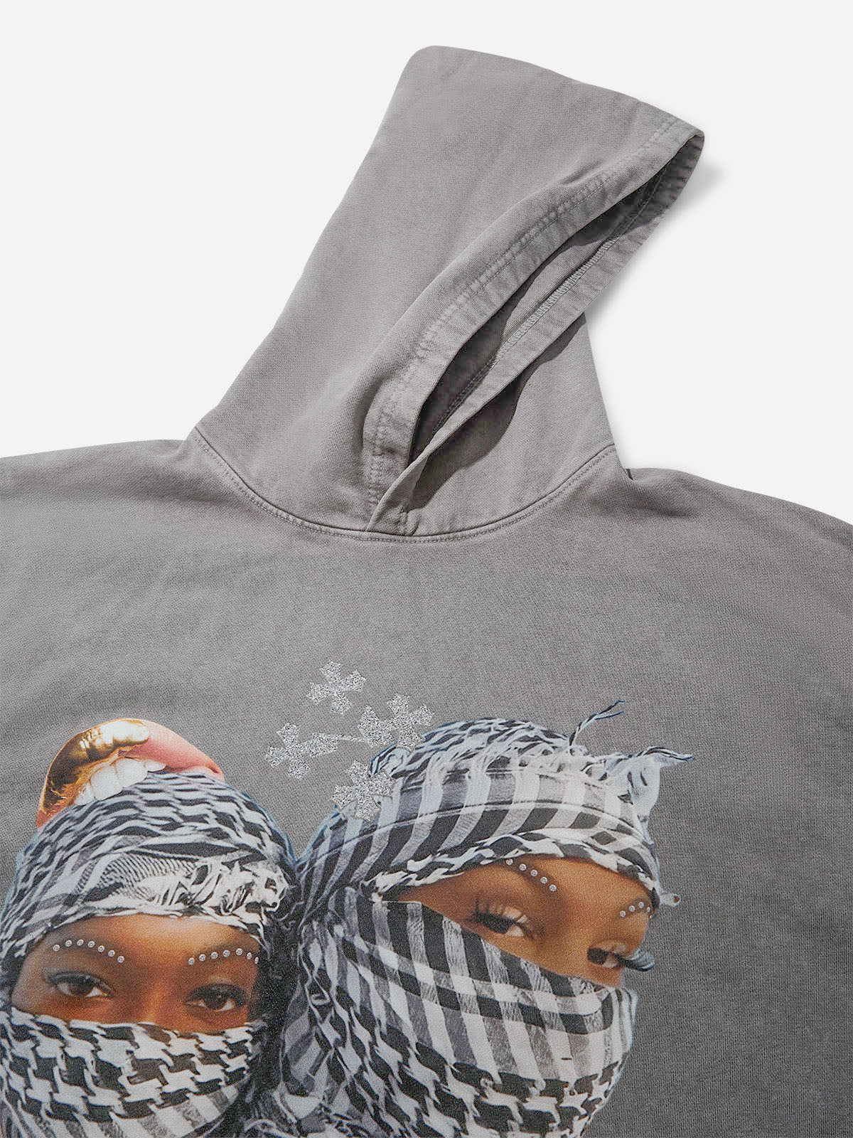 High Quality Desert Scarf Characters Print 425g Hoodie