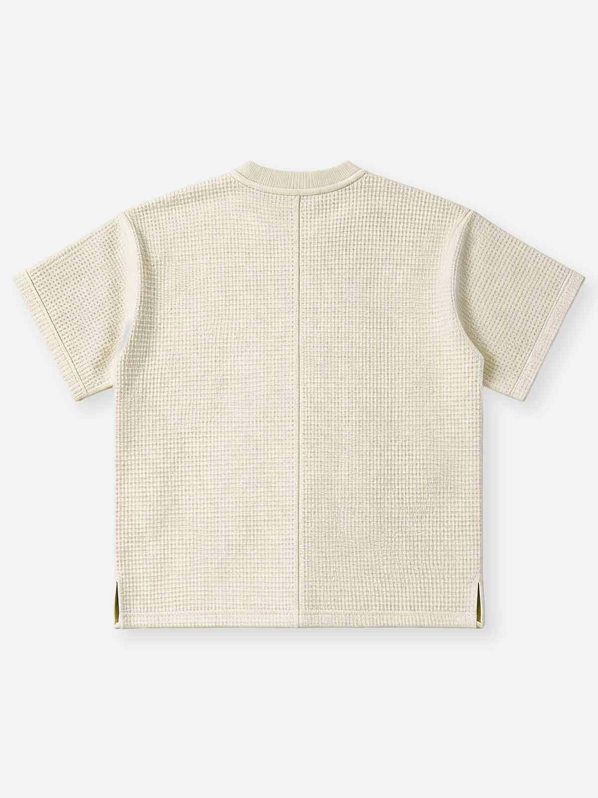 NOISSEY God's Child Boxy Heavyweight Vintage Gradient Art Tee - Sandstone Beige