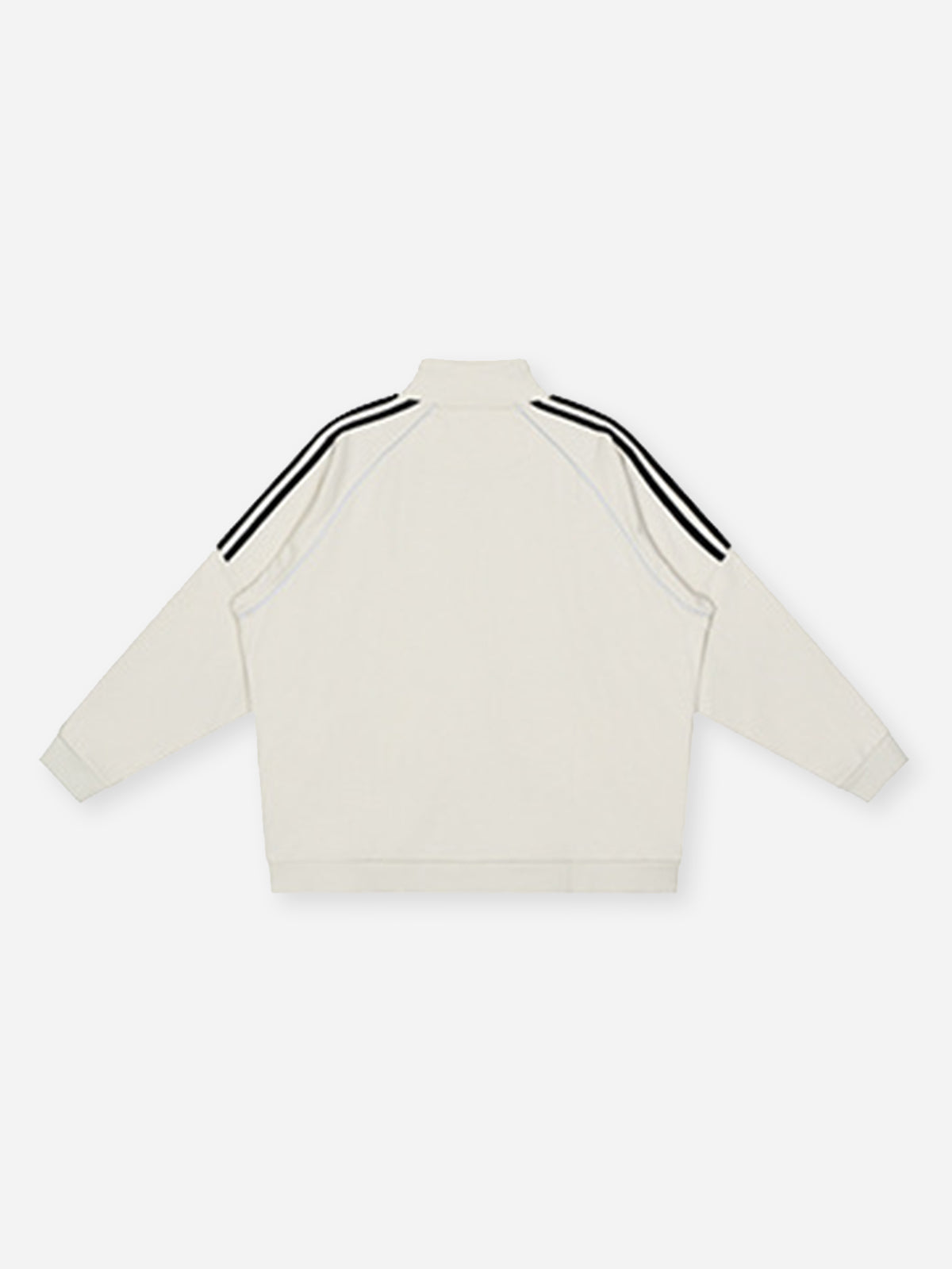 Reflective Stripe Raglan-Sleeve Open-Front Hoodie