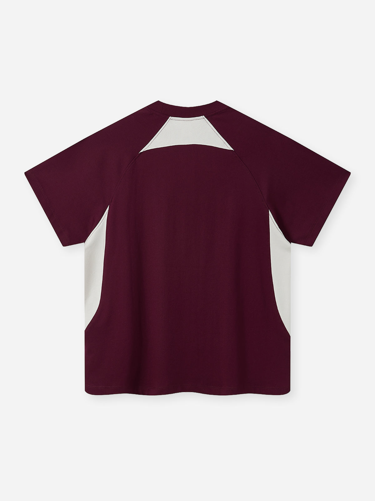 Sports quick-drying crew-neck cool-feel breathable versatile color-block T-shirt