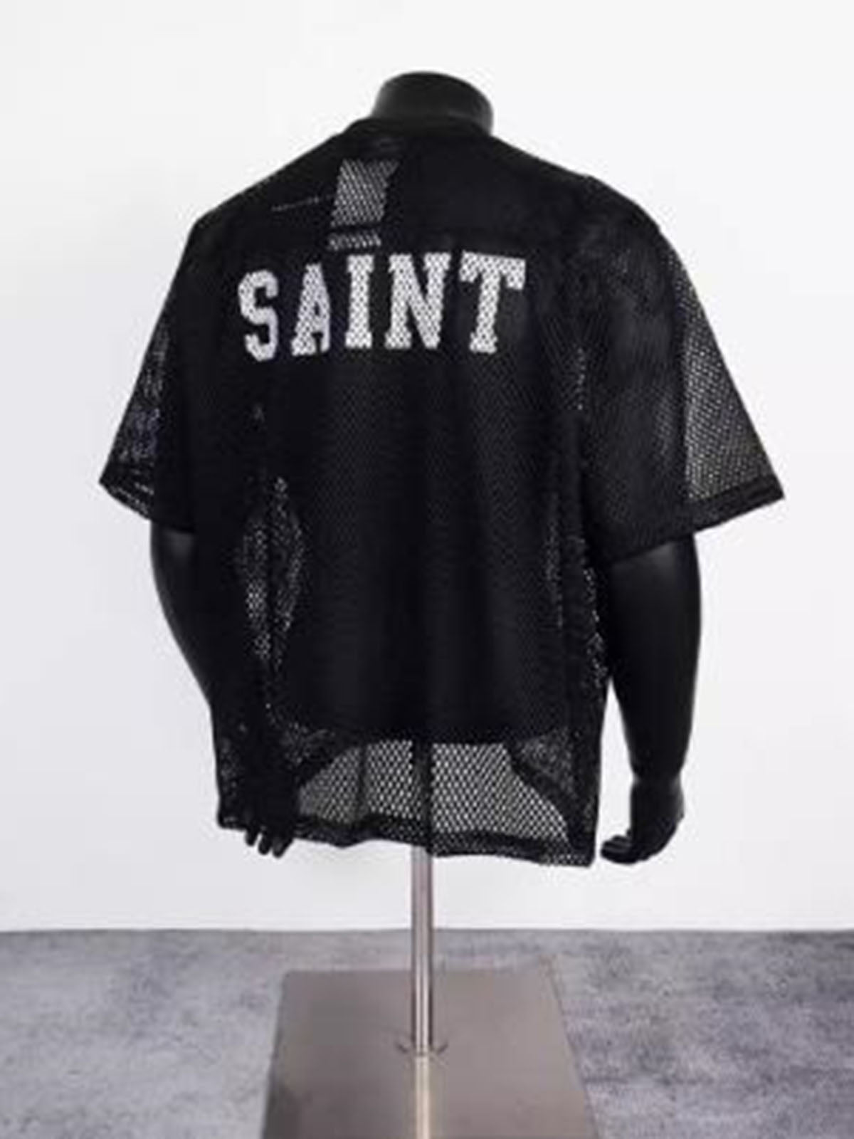 Saint Michael 80 Mesh Rugby Numeric & Letter Print T-shirt