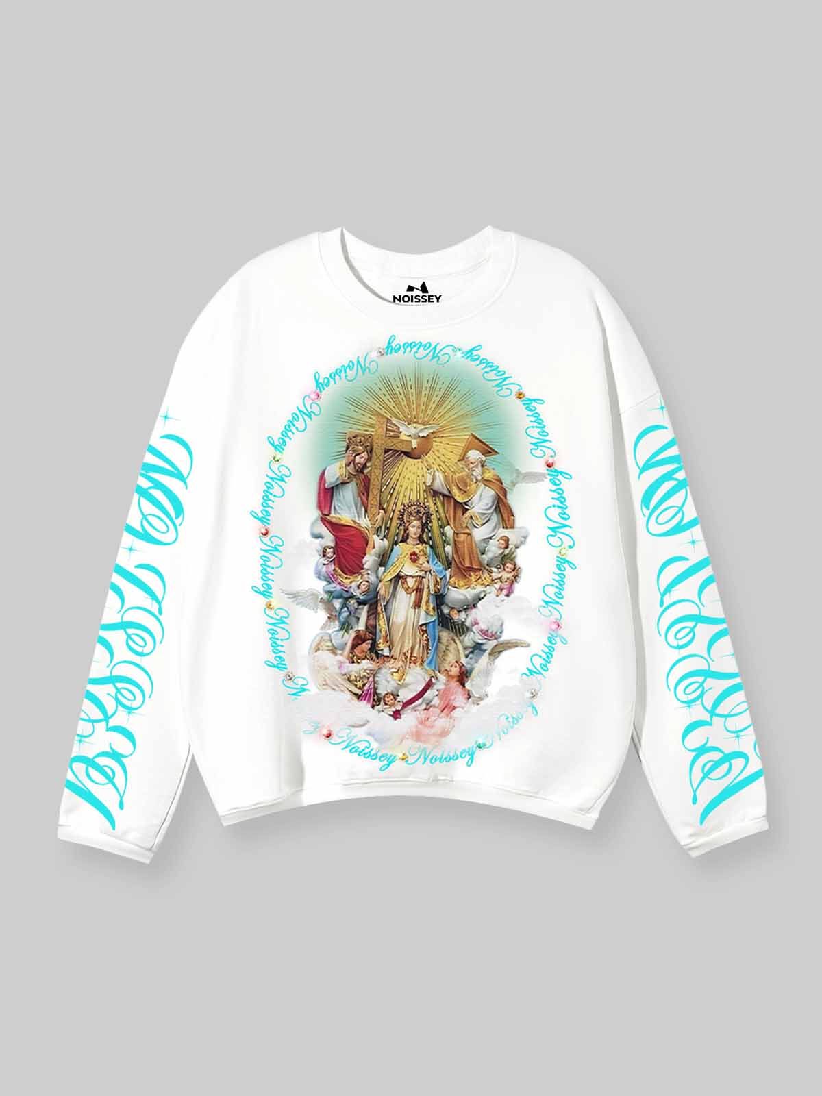 Colorful Street-Style Art Print Long-Sleeve with Iconic Niche Air-Layer Design