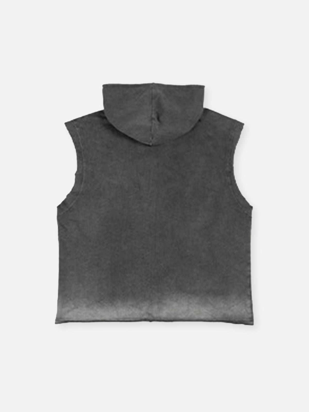 Heavyweight Hooded Cardigan Sleeveless Top