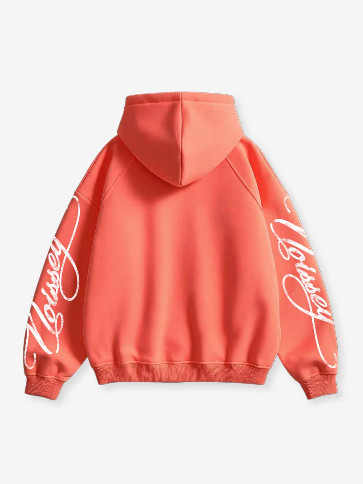 NOISSEY Sun God Monochrome Art Heavyweight Full-Zip Hoodie - Orange