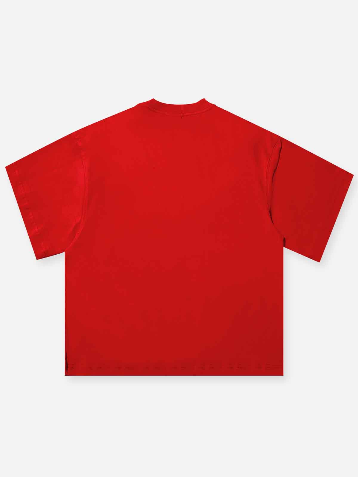NOISSEY Fisheye Diner Burger Graphic T-Shirt - Red