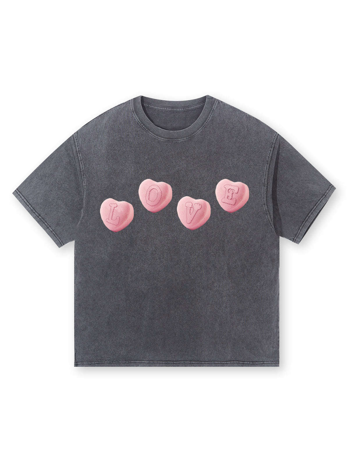 T-shirt oversize imprimé Love Pill dans le dos BOUNCE BACK©