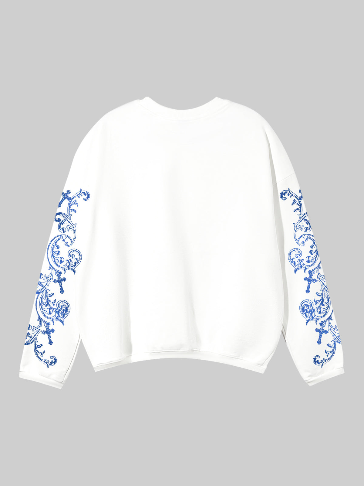 Religious Art Skateboarding Culture Printed Air-Layered Long-Sleeve