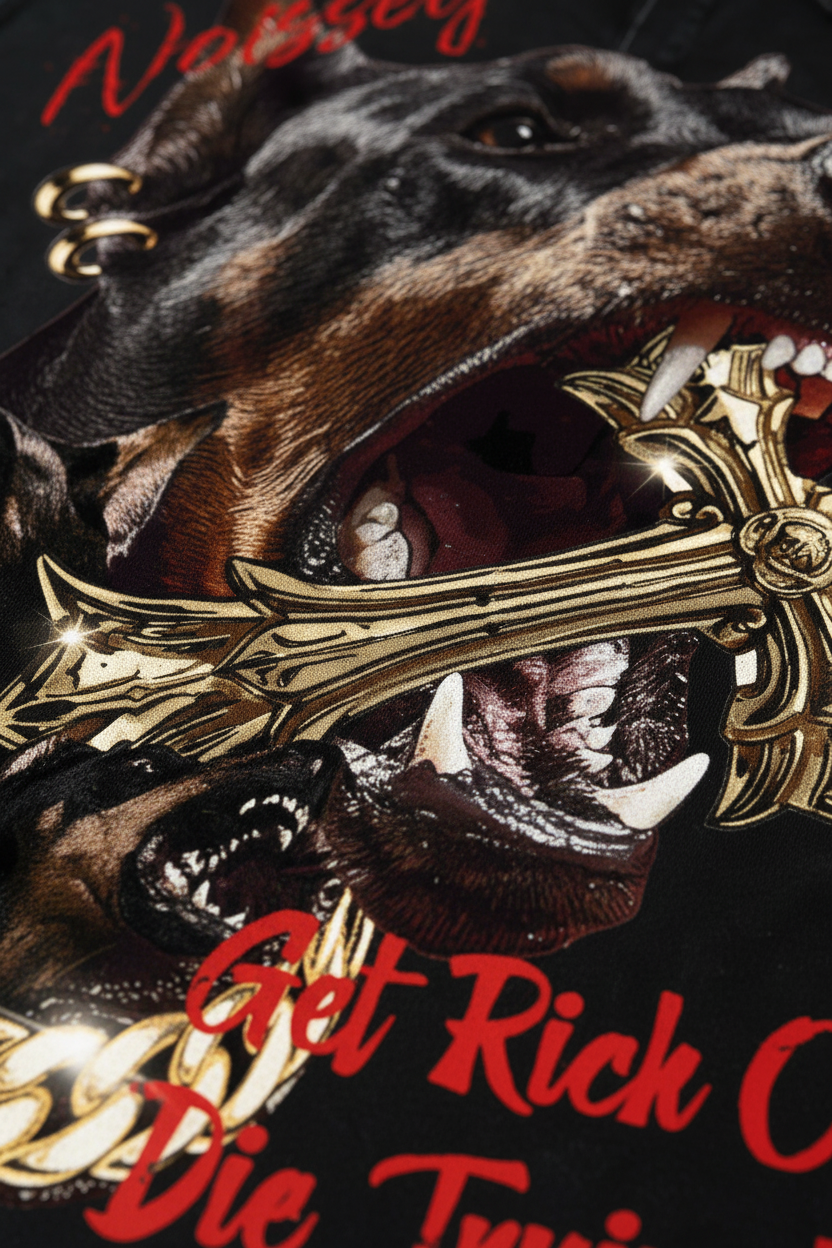 细节图3 - 印花大图案特写