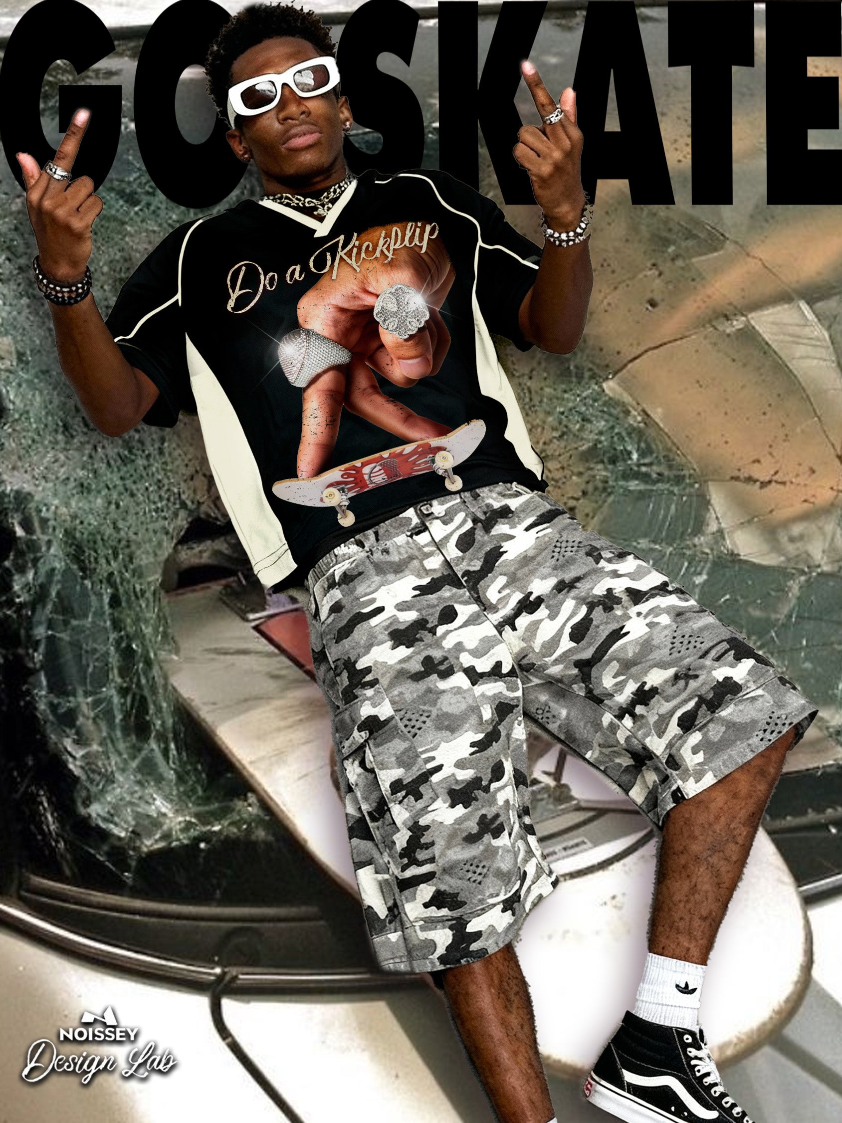 Do a Kickflip!! Vintage Preppy Style T-shirt