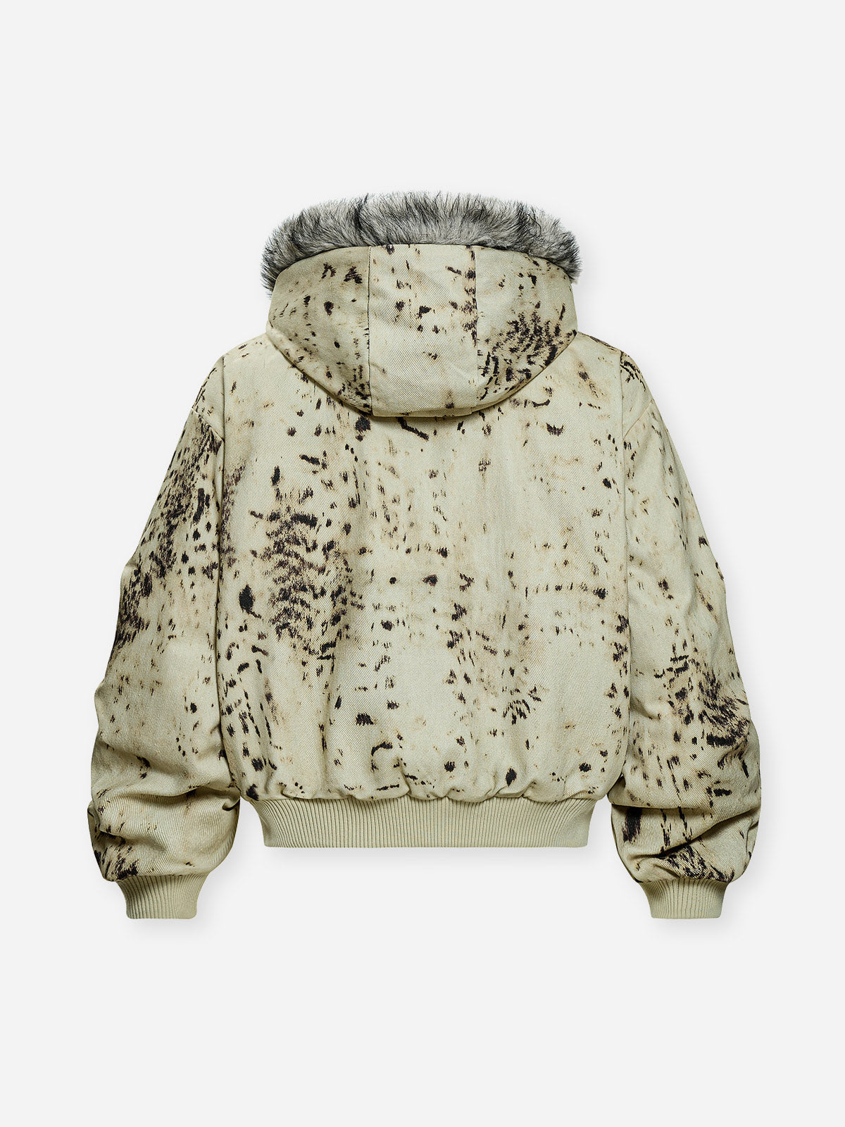 Featured Camouflage Fleece-Lined Thickened Cotton Jacket