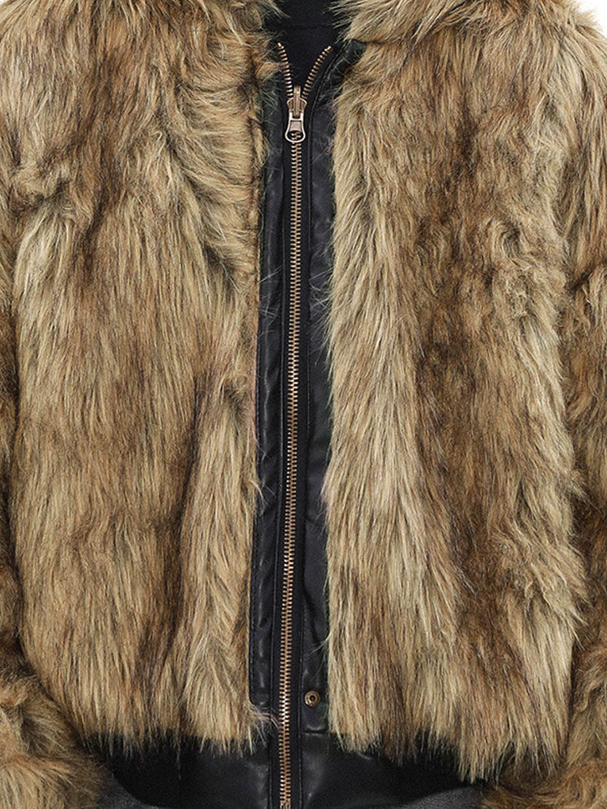 Double-sided Wear Reversible Shearling and Cotton Jacket