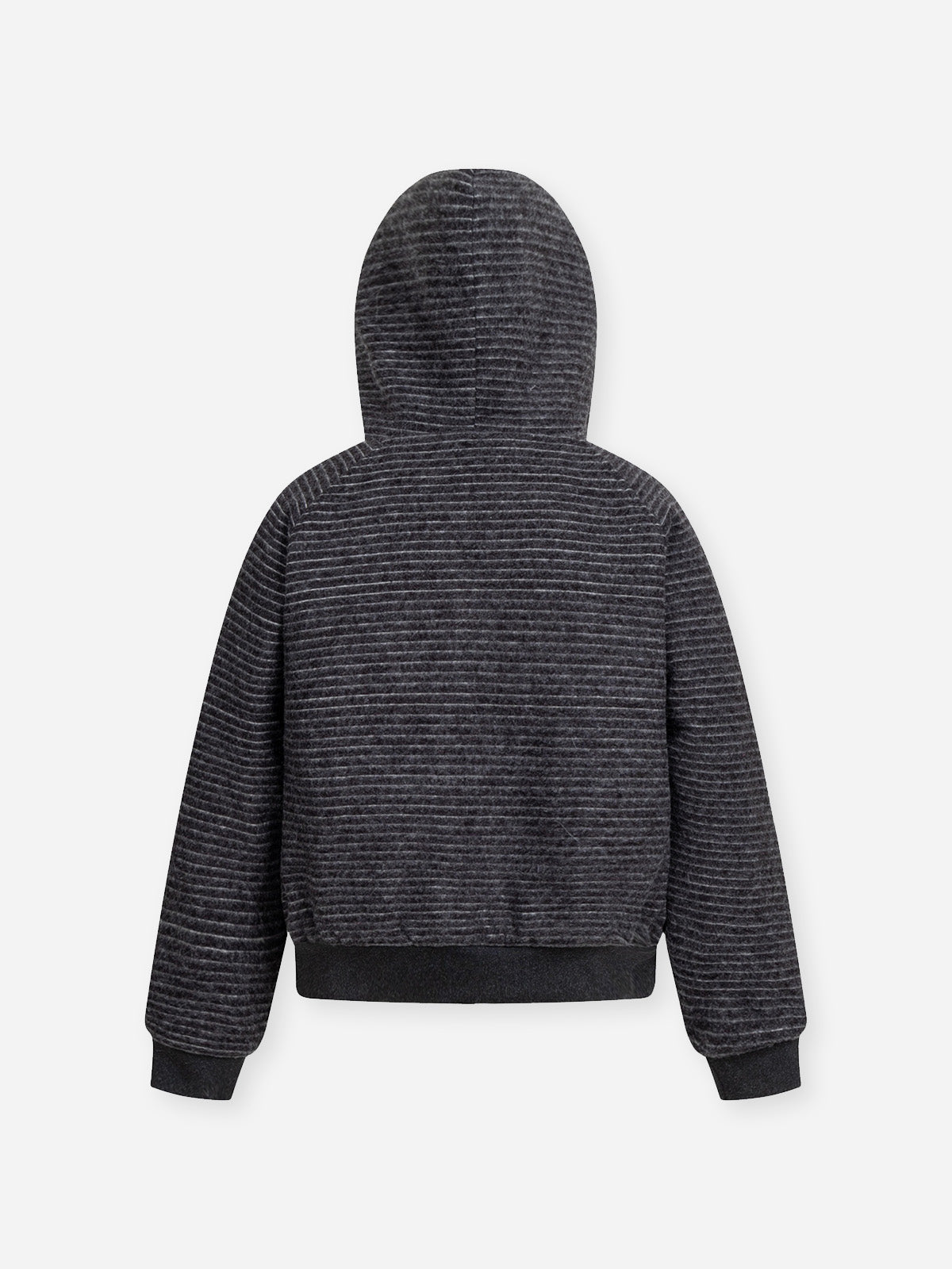 Thickened Cotton-Padded Jacket with Stripe Design