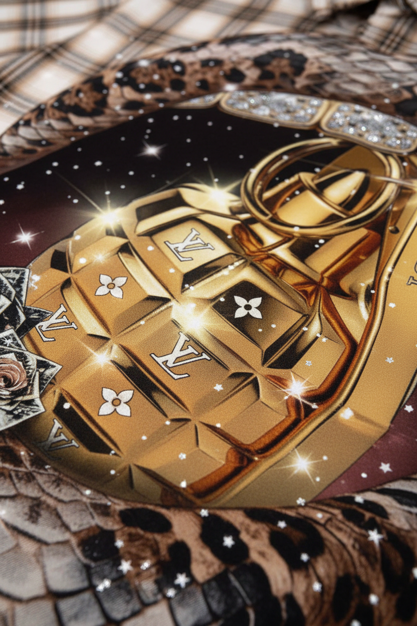 细节图3 - 印花大图案特写