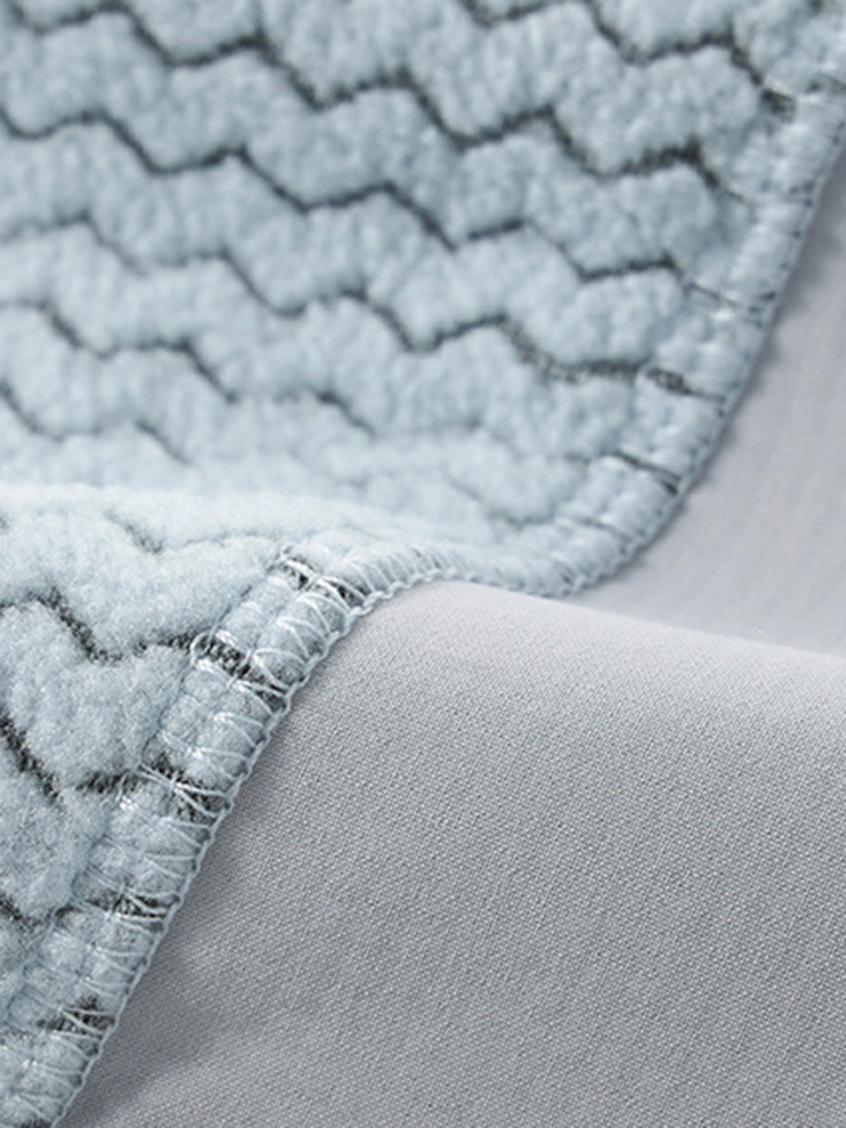 Wave Pattern Contrast Color Zip-up Jacket