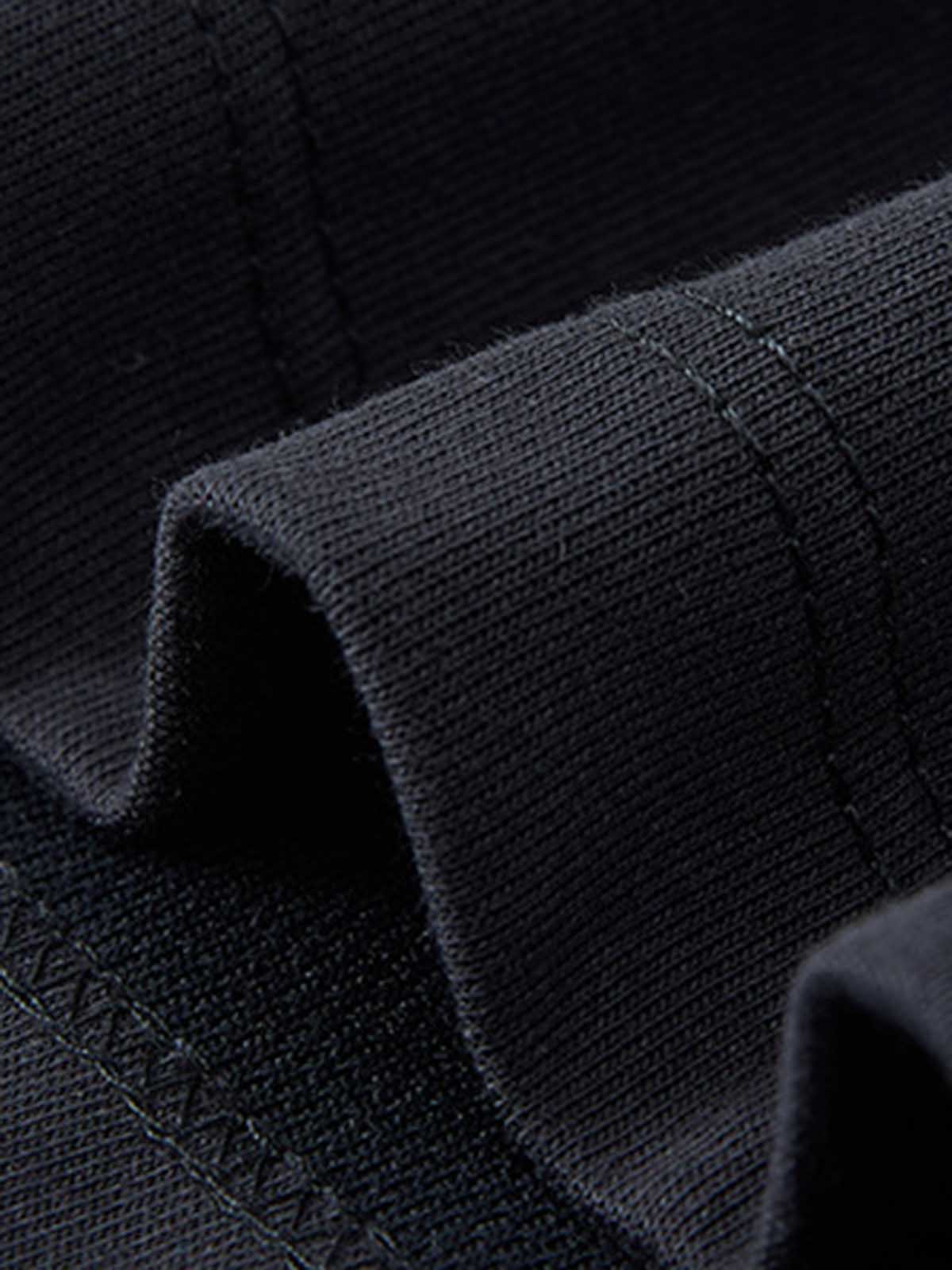 NOISSEY "FIND YOUR VOICE" OVERSIZED RAGLAN T-SHIRT - BLACK/WHITE