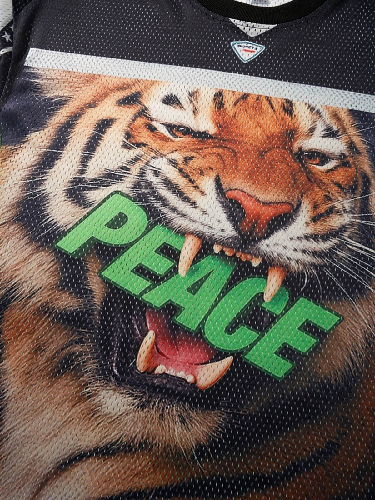 NOISSEY "Tiger Roar" Breathable Street Jersey - Black/Gold