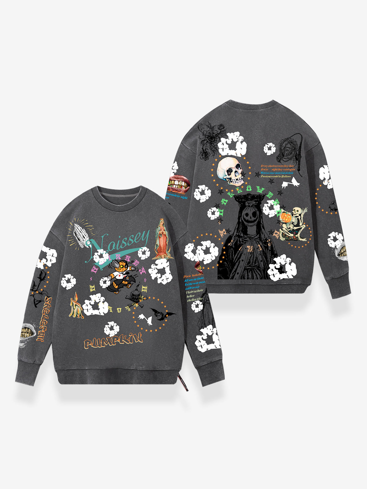 UNKNOWN ALLURE© Halloween Special Collection 430g Crewneck Sweatshirt