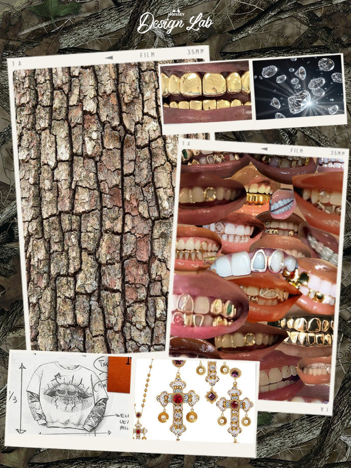 Real Tree Golden Grills Tree Pattern Fake Two-Piece Long Sleeve