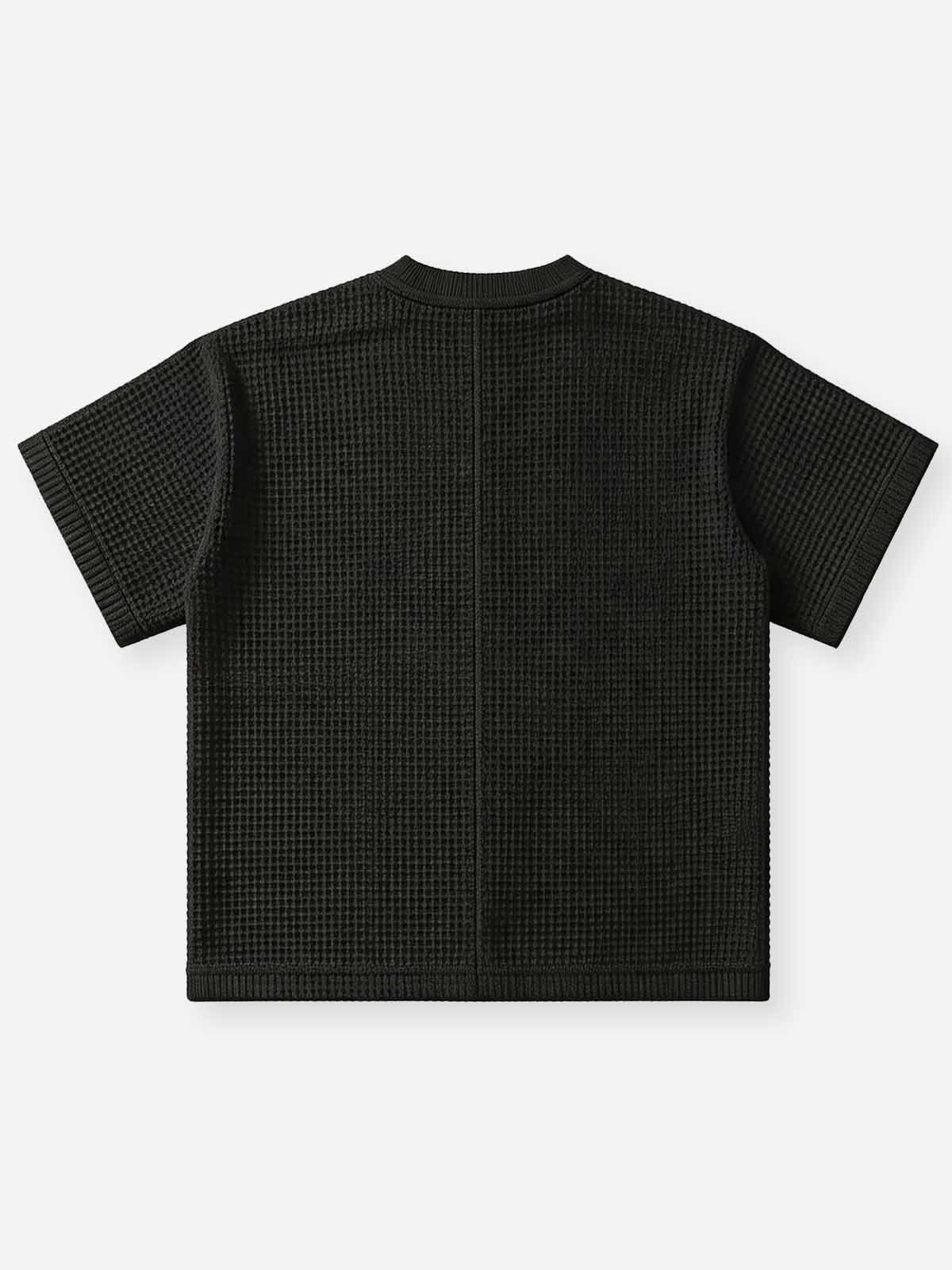 NOISSEY NO TALK BOXY HEAVYWEIGHT PAPARAZZI ART TEE - MIDNIGHT BLACK