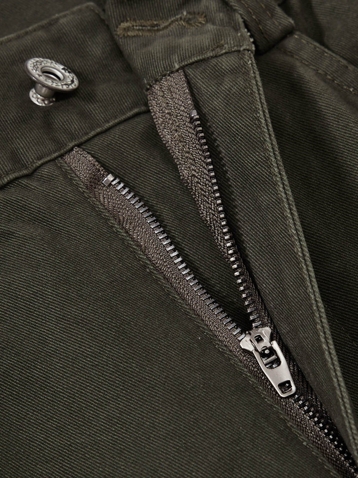 Old-money style floral embroidery cargo pants