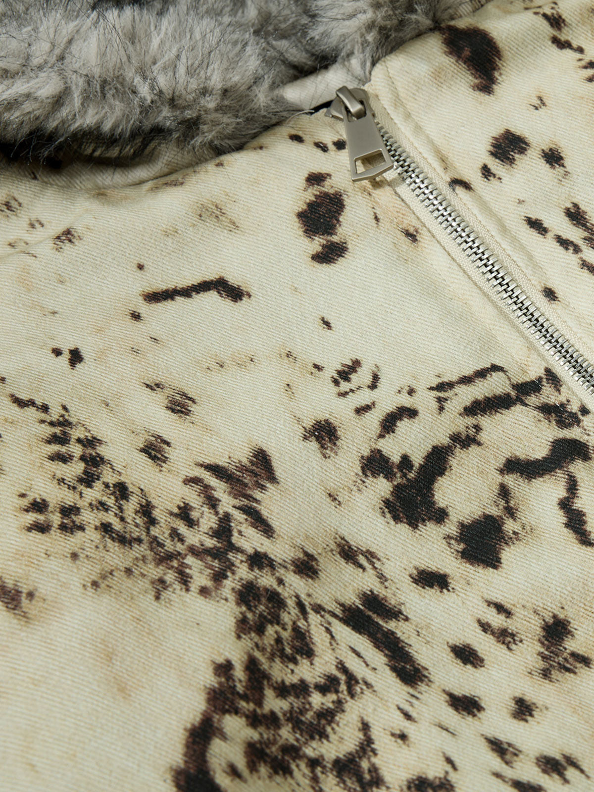 Featured Camouflage Fleece-Lined Thickened Cotton Jacket