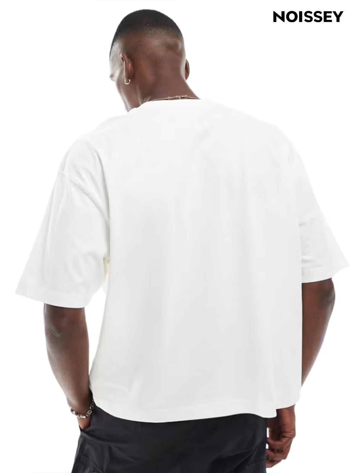 Boxy oversized T-shirt Golden Cross Diamond Patch Grills Print