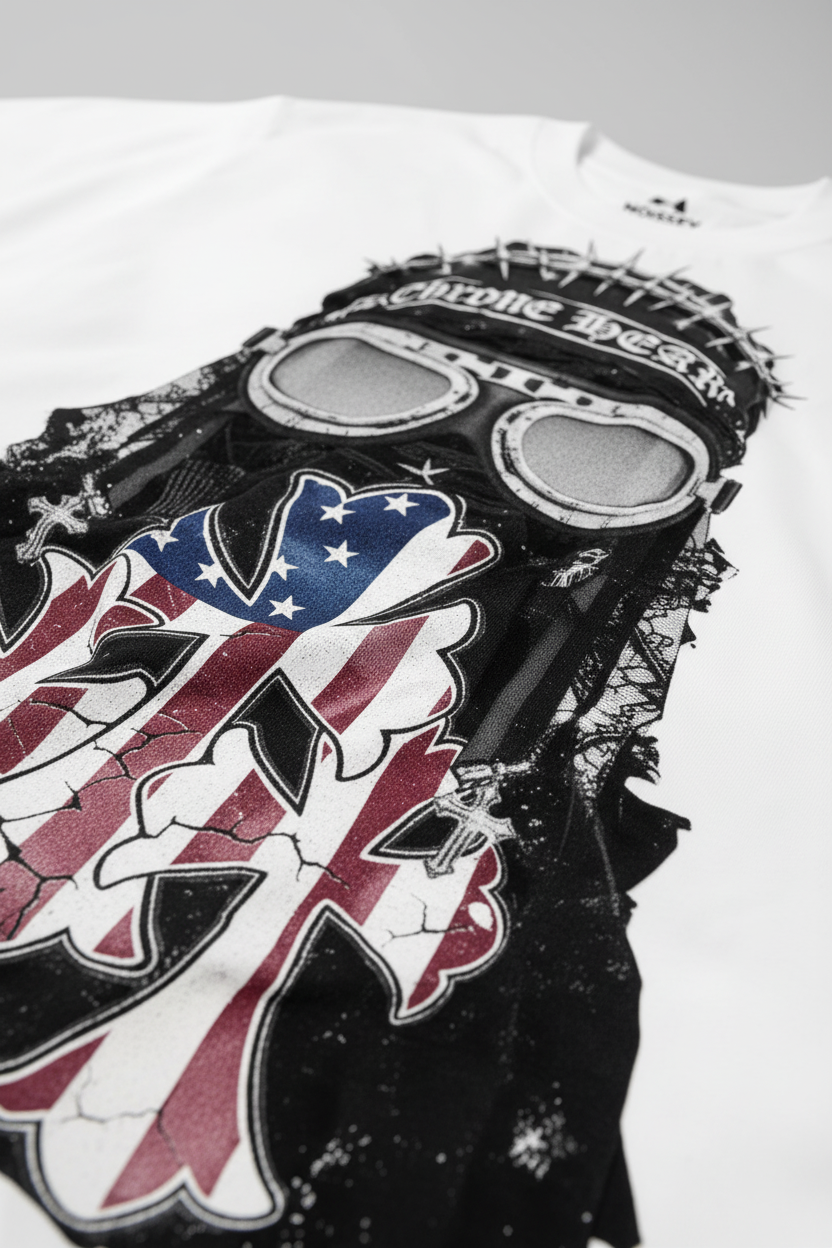 细节图4 - 下方角度印花细节