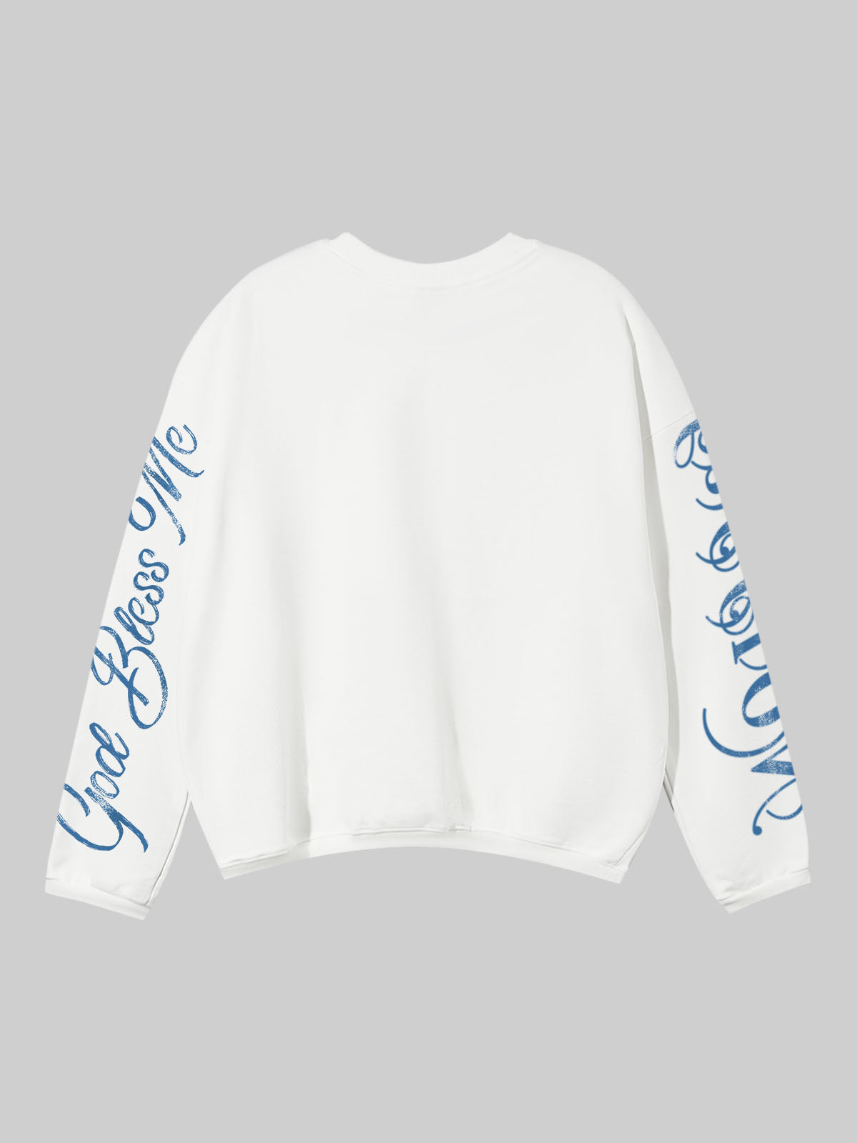 Blueprint Praying Hands Art Print Air-Layer Long Sleeve
